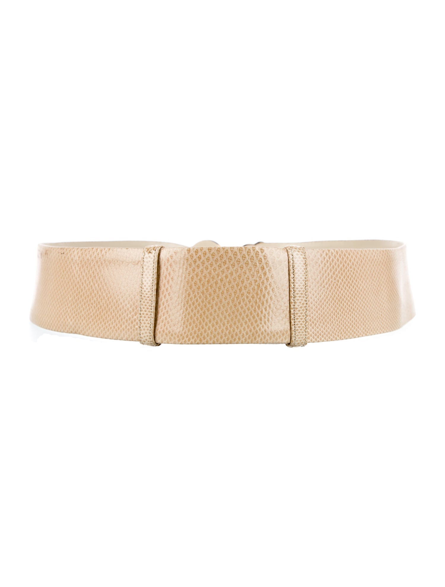Judith Leiber Leather Waist Belt