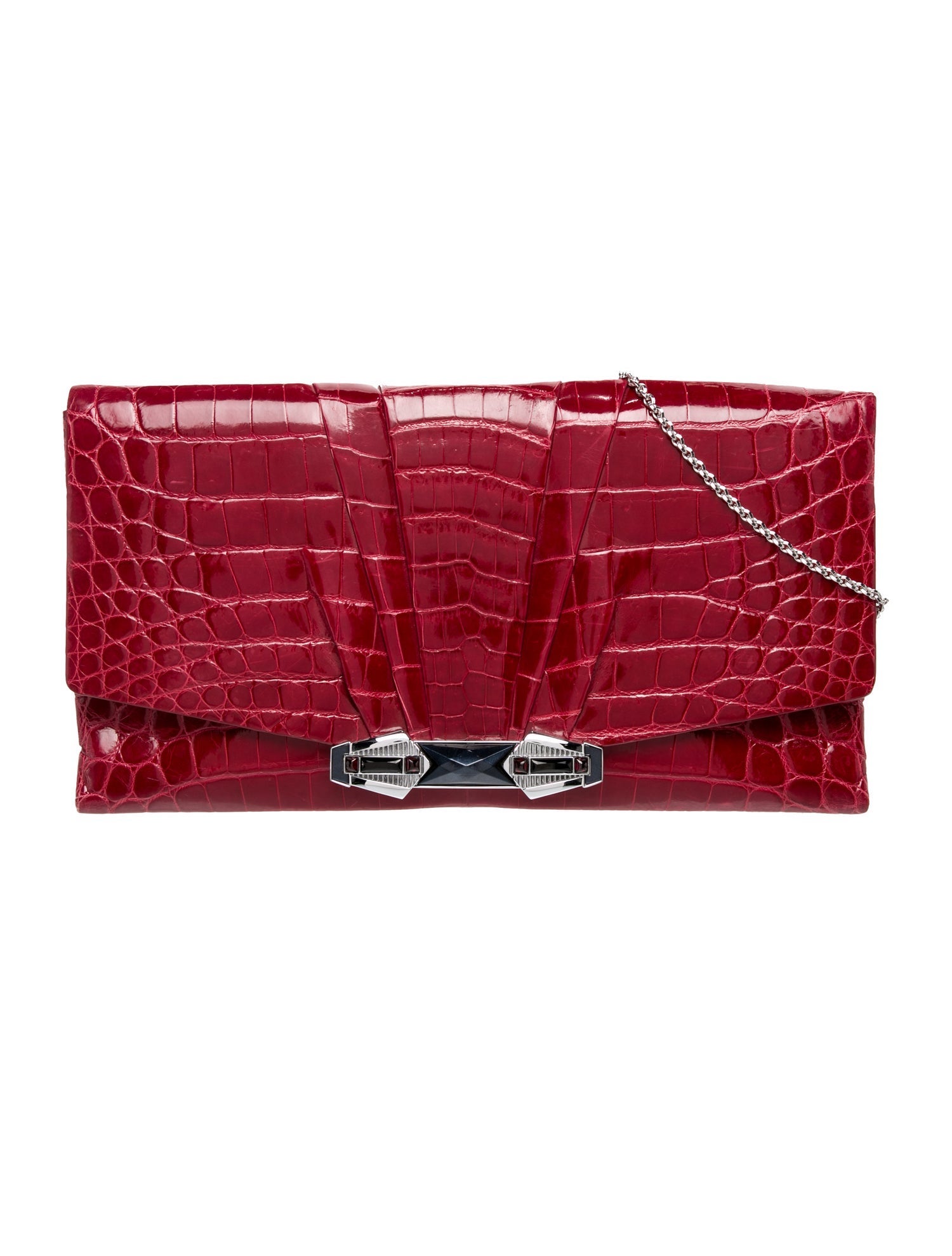 Judith Leiber Alligator Shoulder Bag