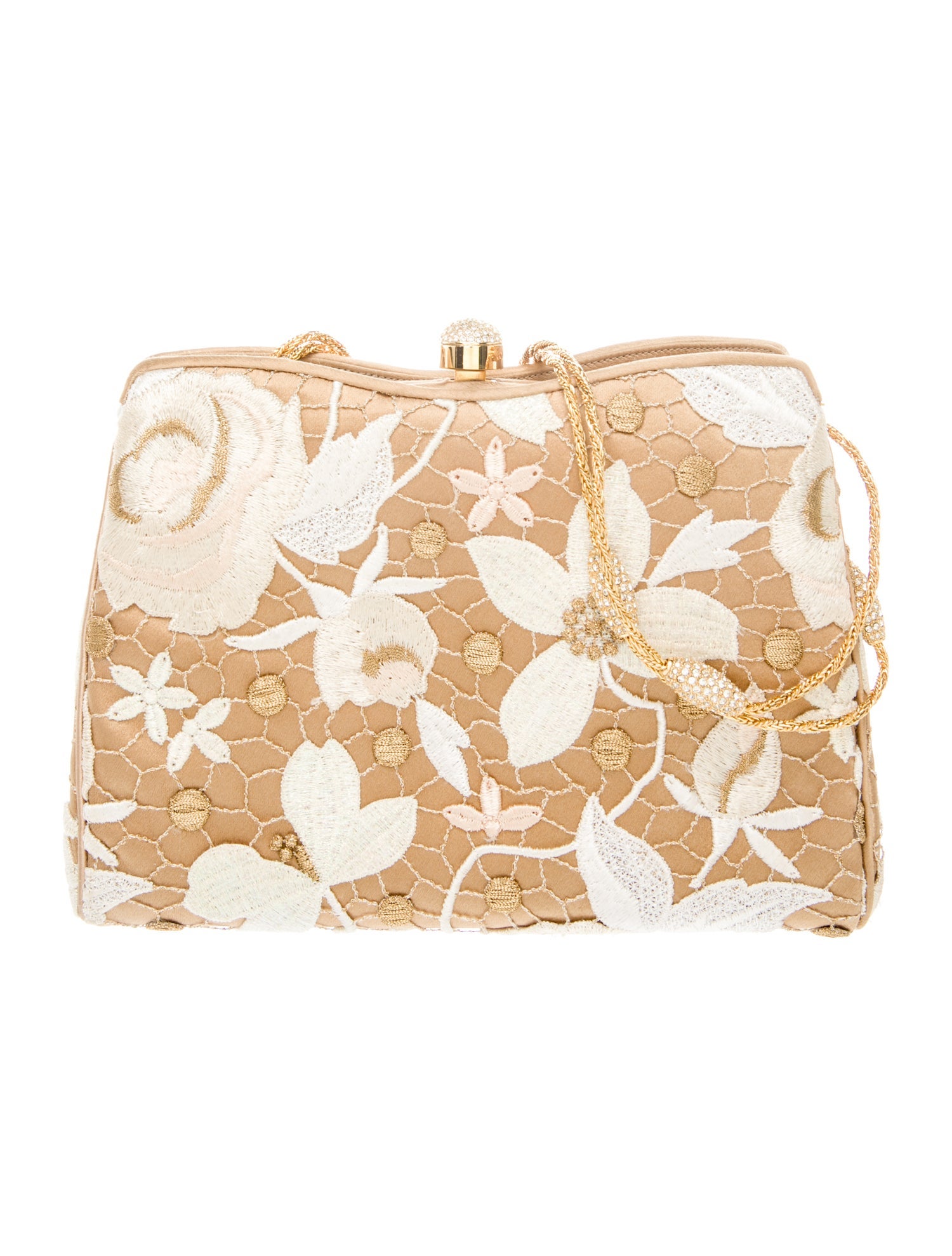 Judith Leiber Satin Clutch Vintage