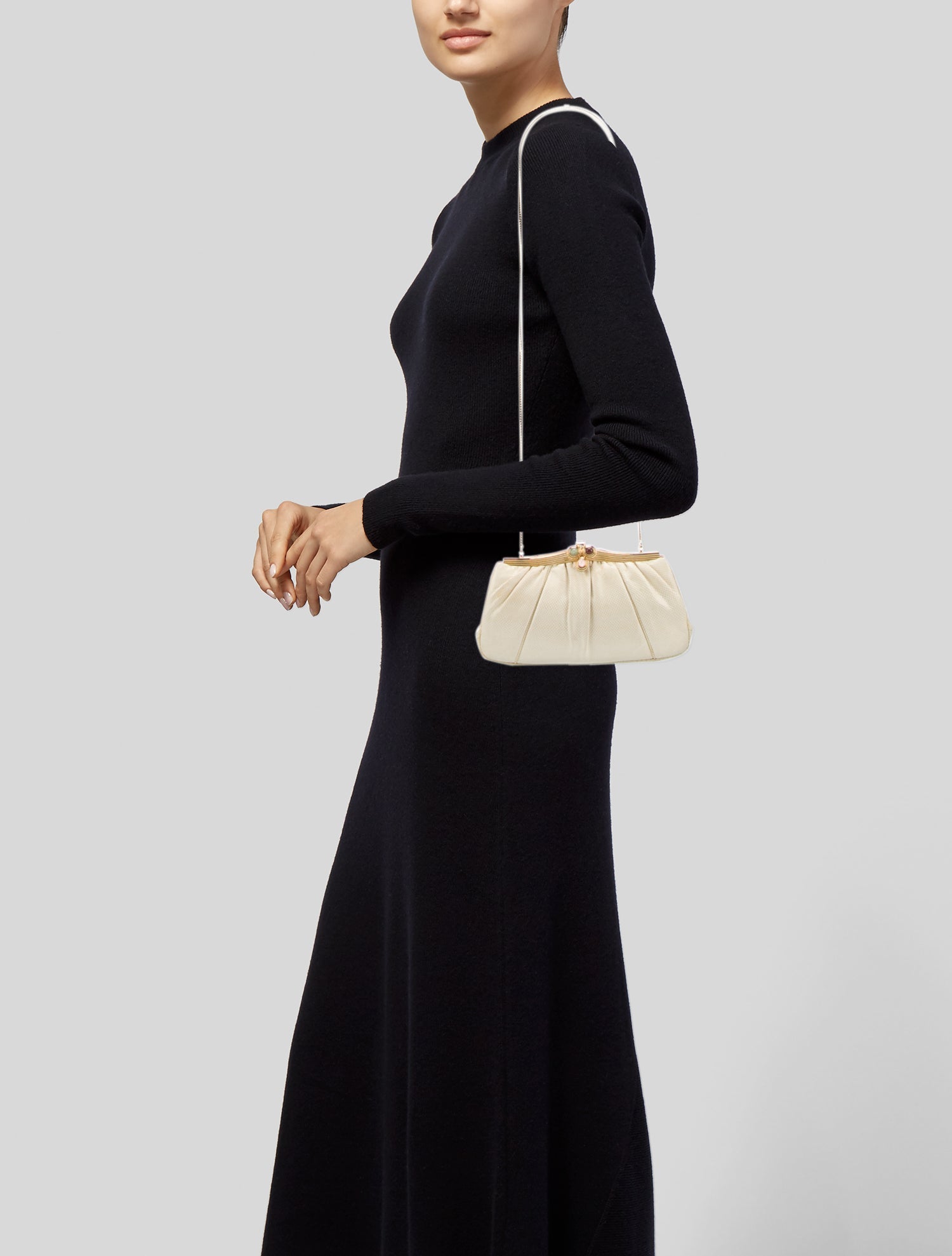 Judith Leiber Leather Evening Bag