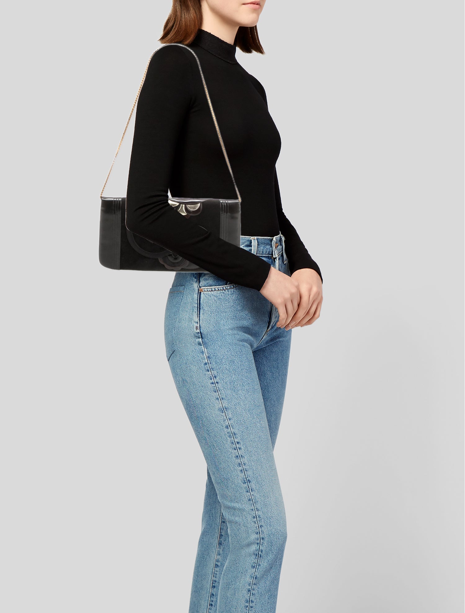 Judith Leiber Leather Shoulder Bag