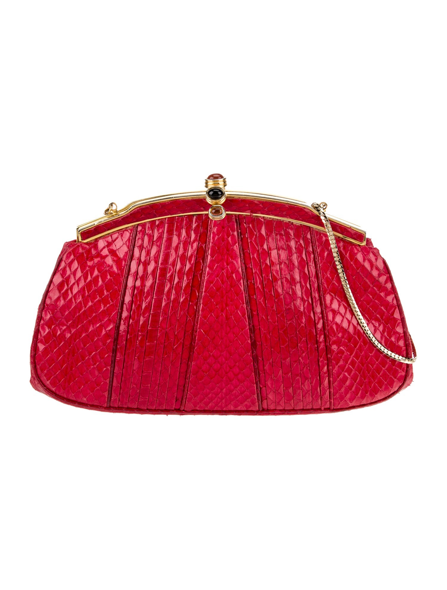 Judith Leiber Snakeskin Evening Bag