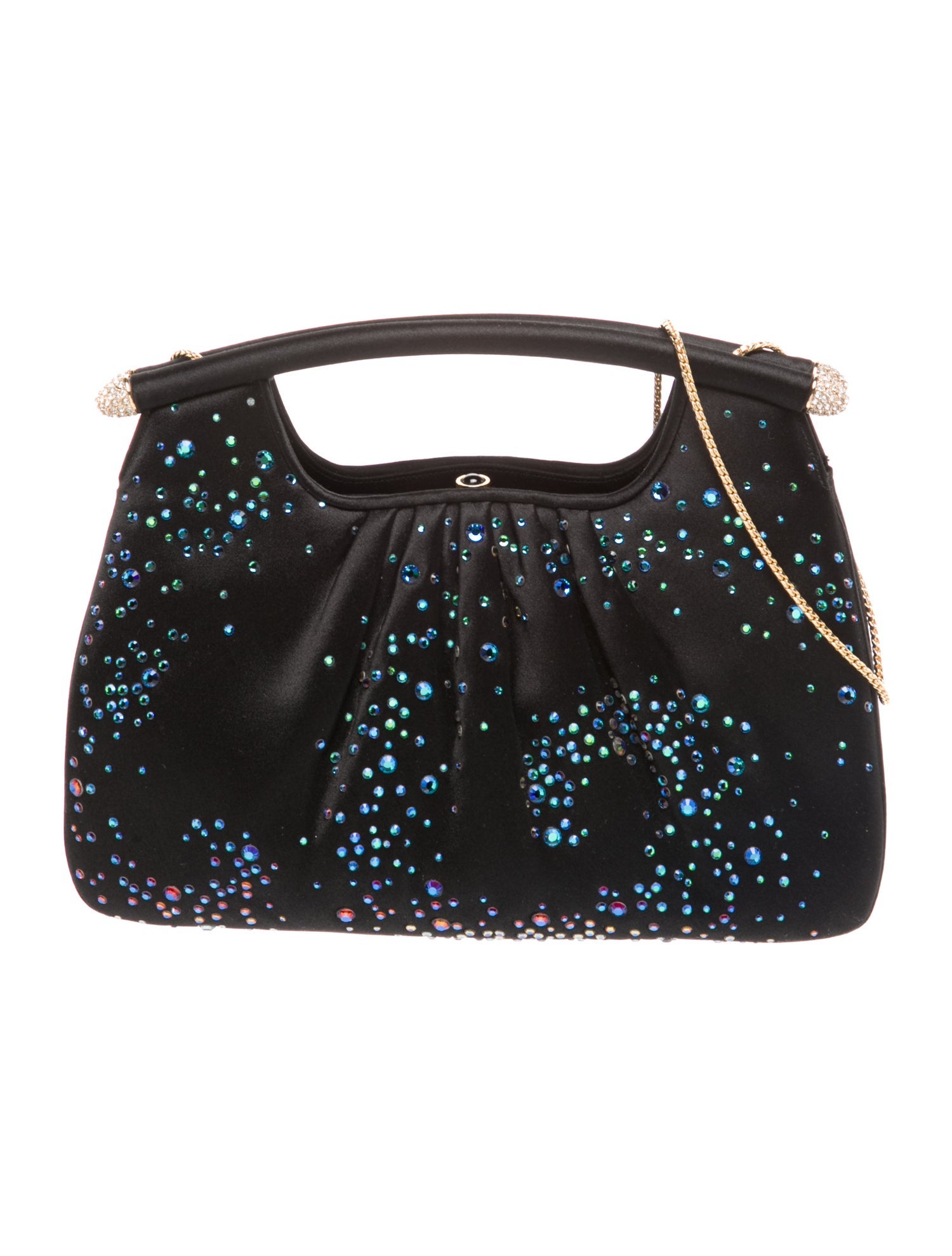 Judith Leiber Satin Shoulder Bag