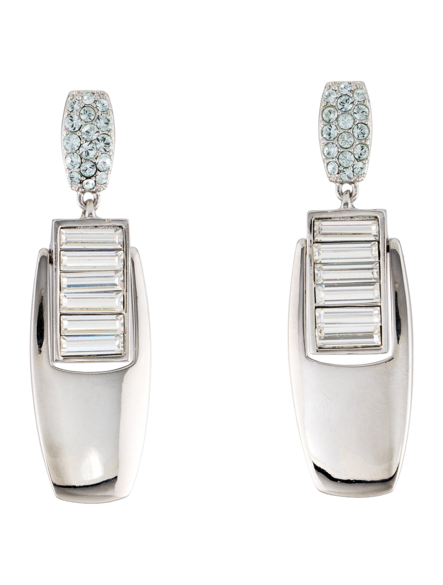 Judith Leiber Crystal Drop Earrings