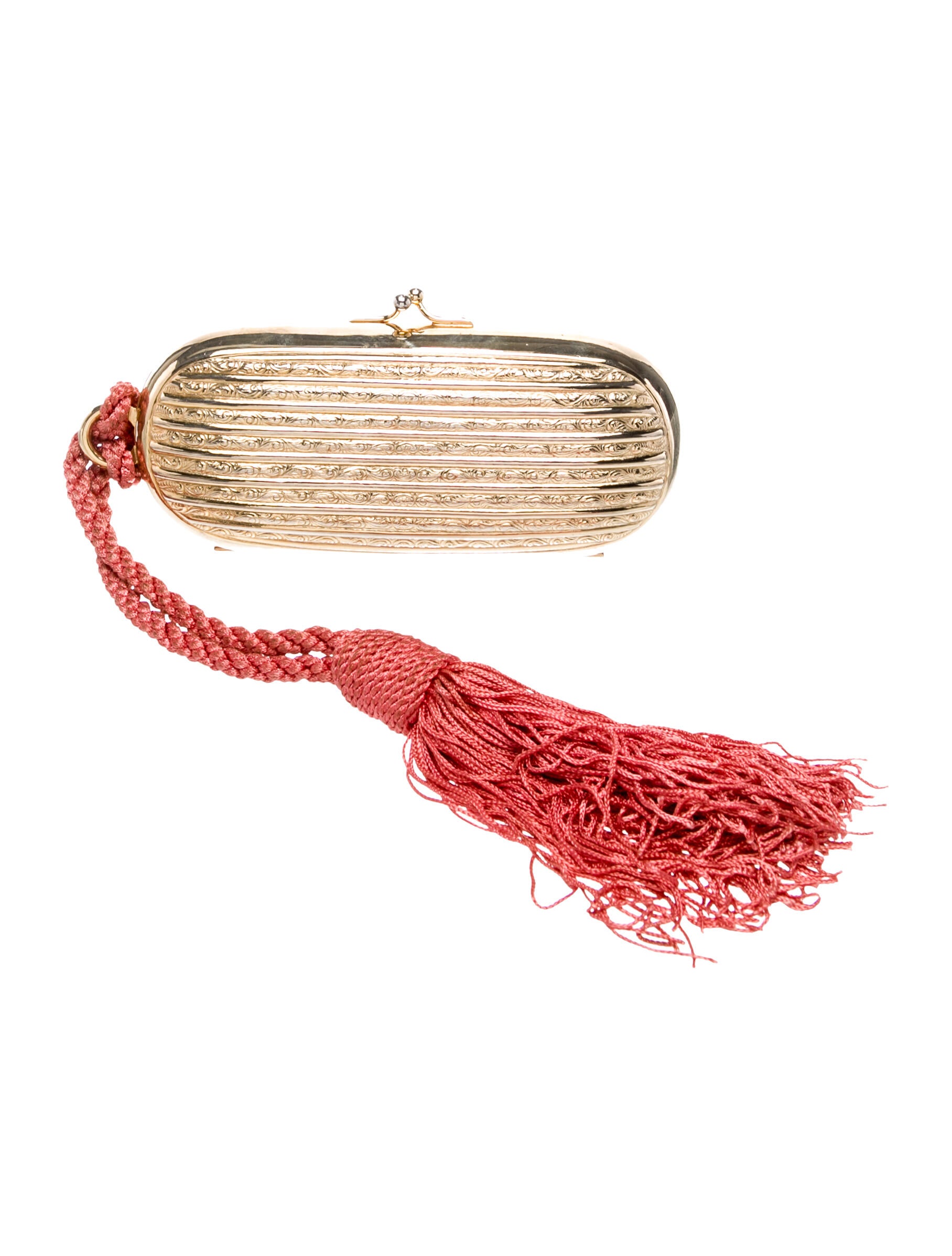 Judith Leiber Metal Minaudière