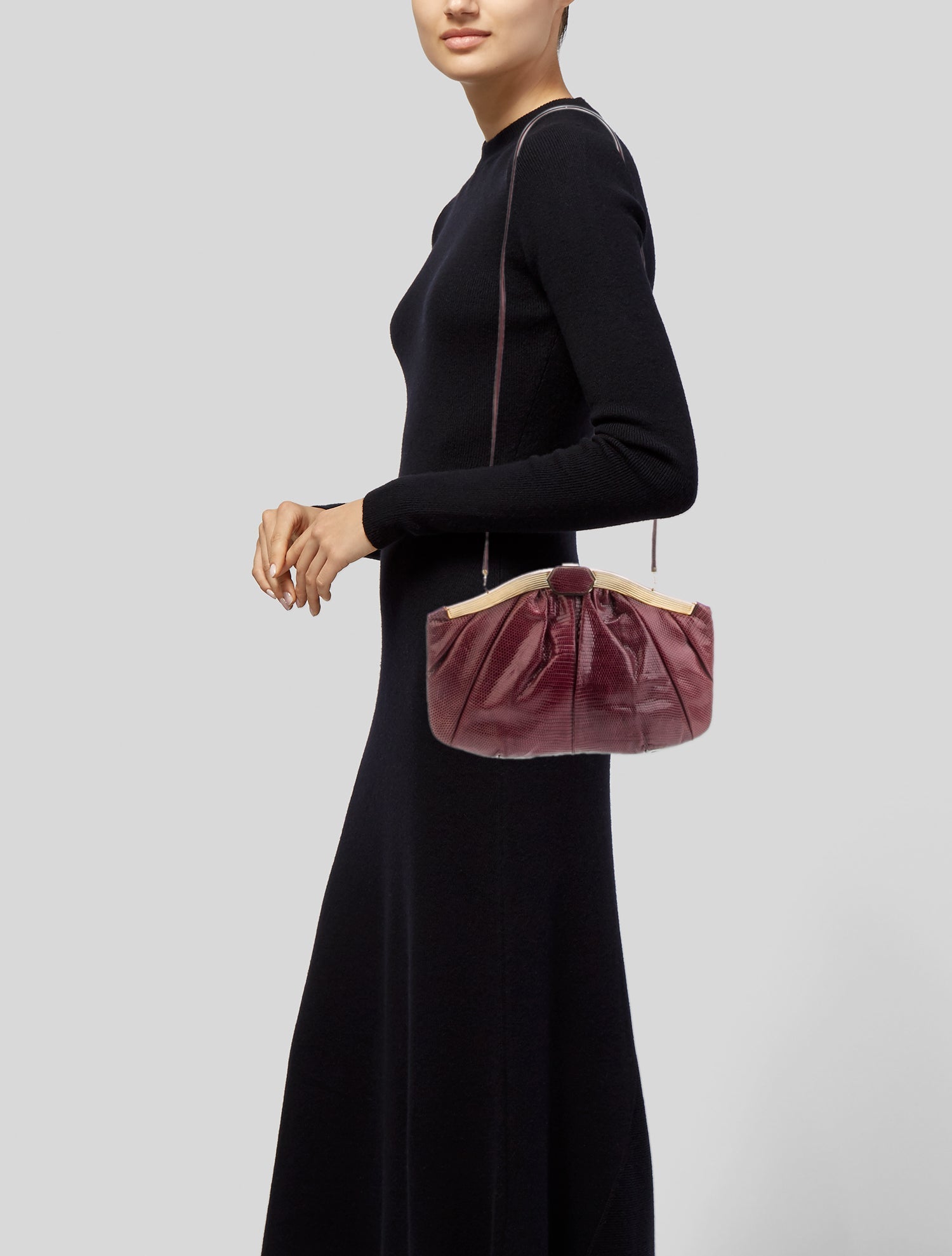 Judith Leiber Leather Evening Bag