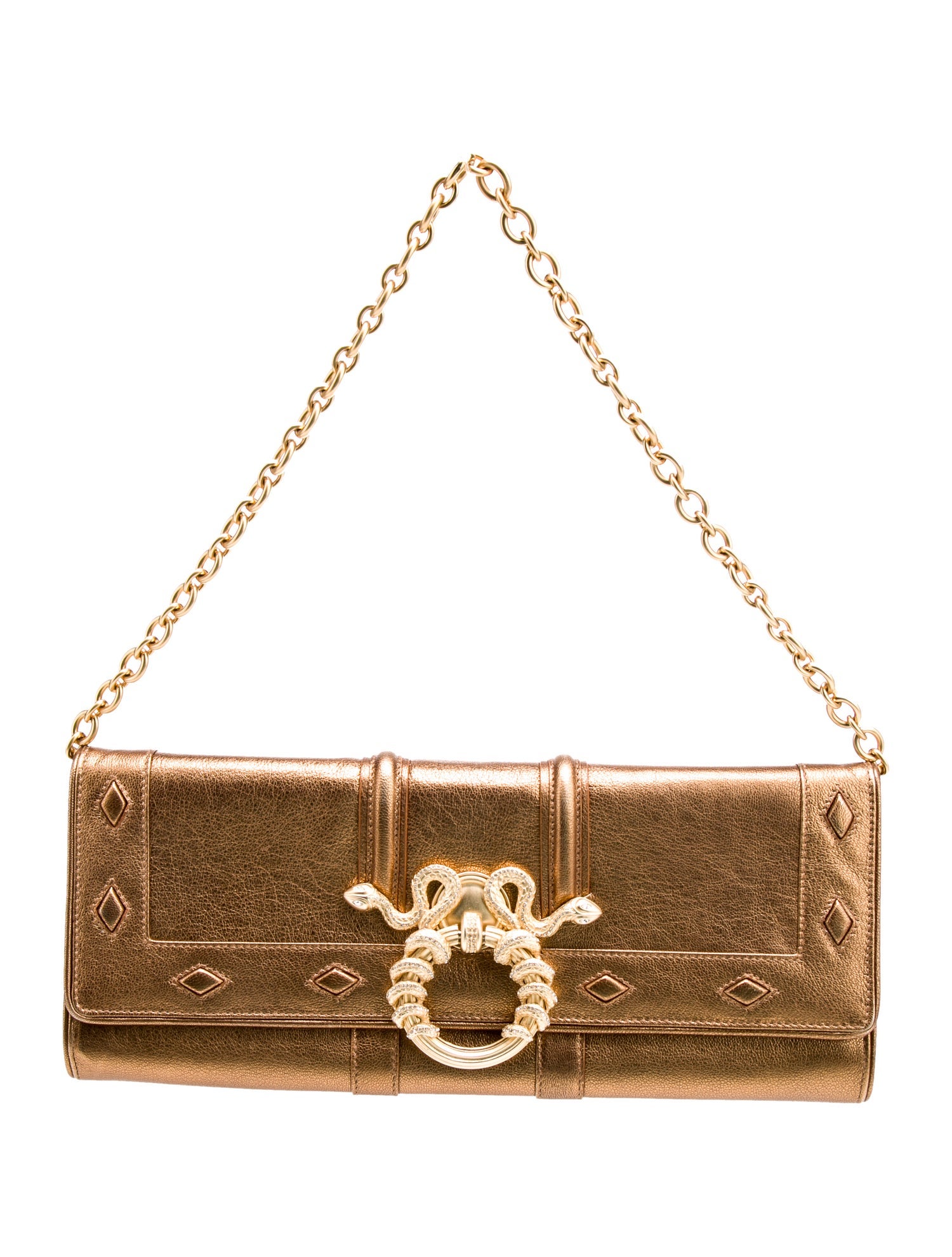 Judith Leiber Satin Shoulder Bag