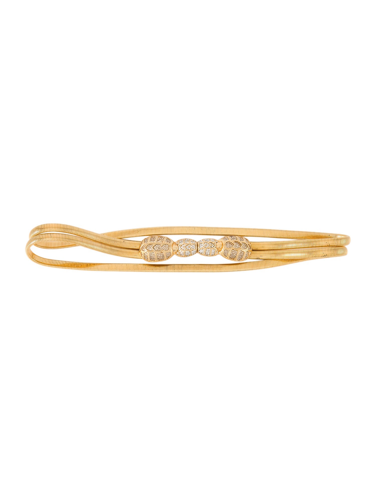 Judith Leiber Skinny Metal Waist Belt