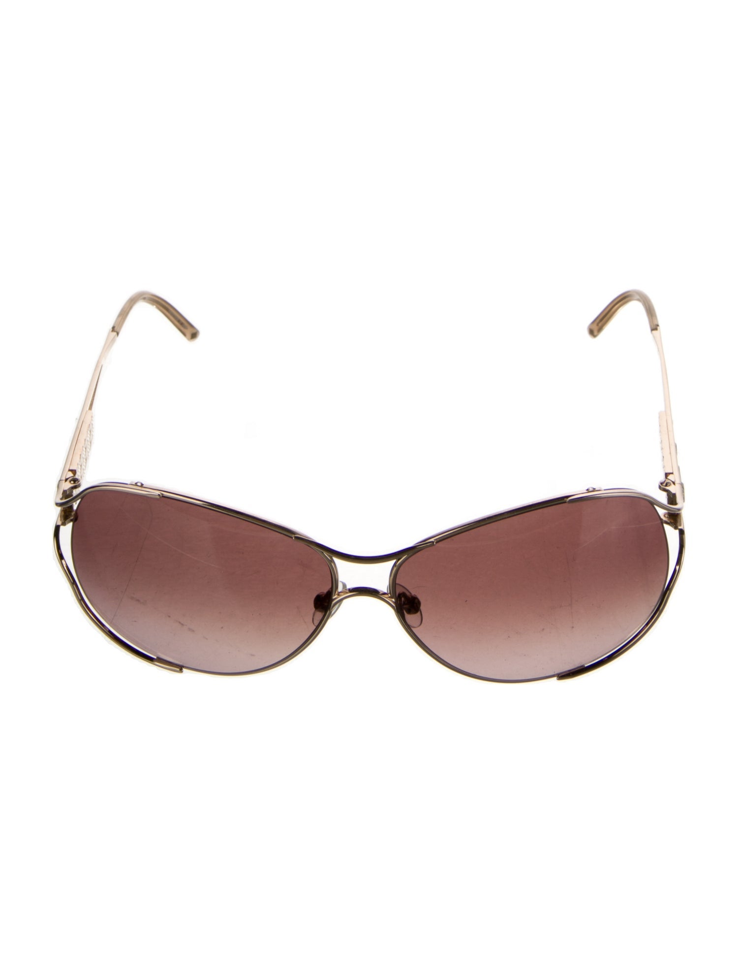 Judith Leiber Cat-Eye Gradient Sunglasses