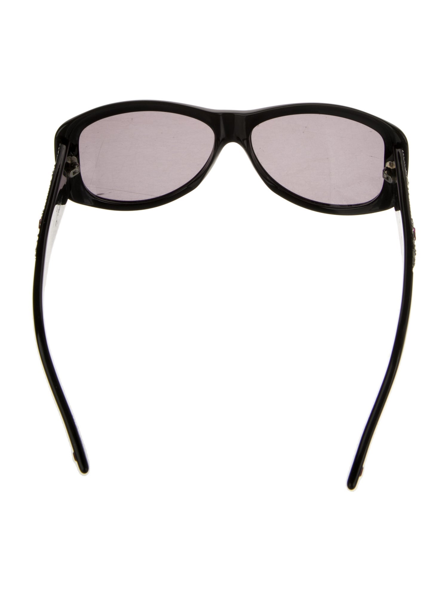 Judith Leiber Oversize Tinted Sunglasses