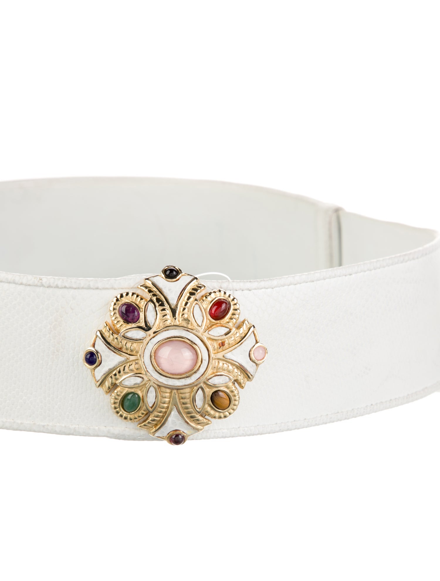 Judith Leiber Leather Waist Belt