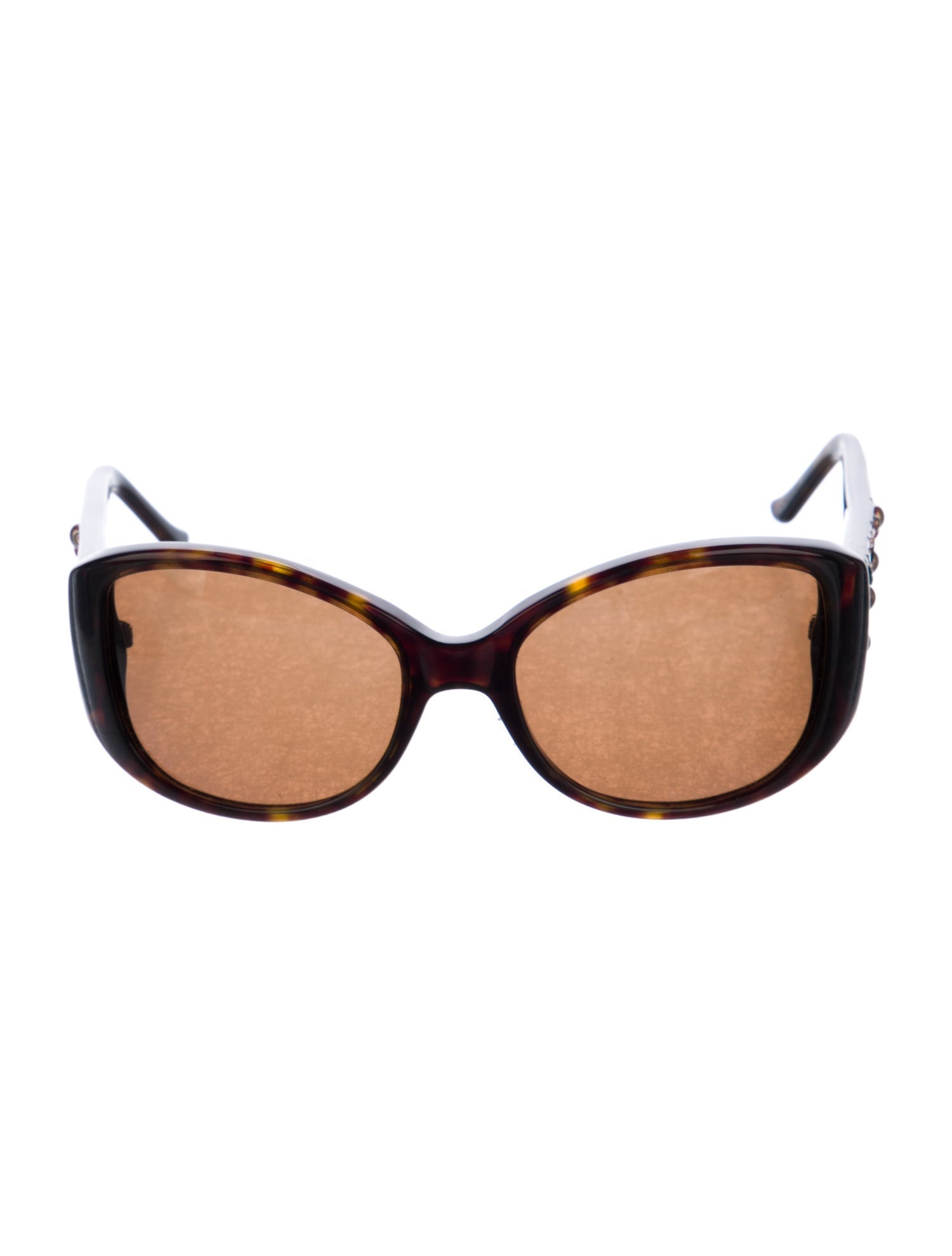 Judith Leiber Oversize Tinted Sunglasses