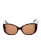 Judith Leiber Oversize Tinted Sunglasses