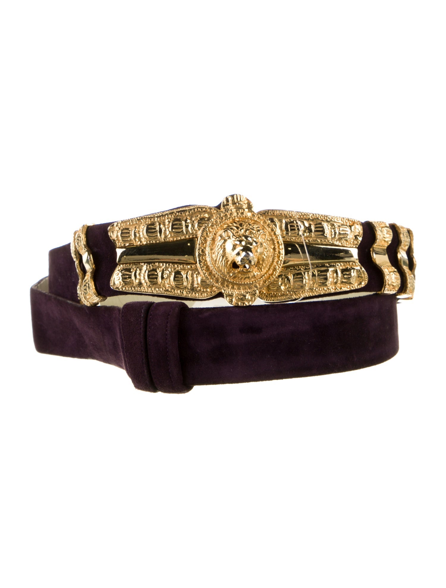 Judith Leiber Vintage Suede Belt