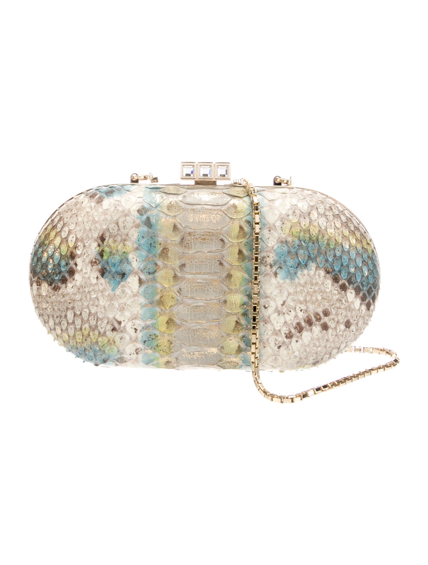 Judith Leiber Python Minaudière