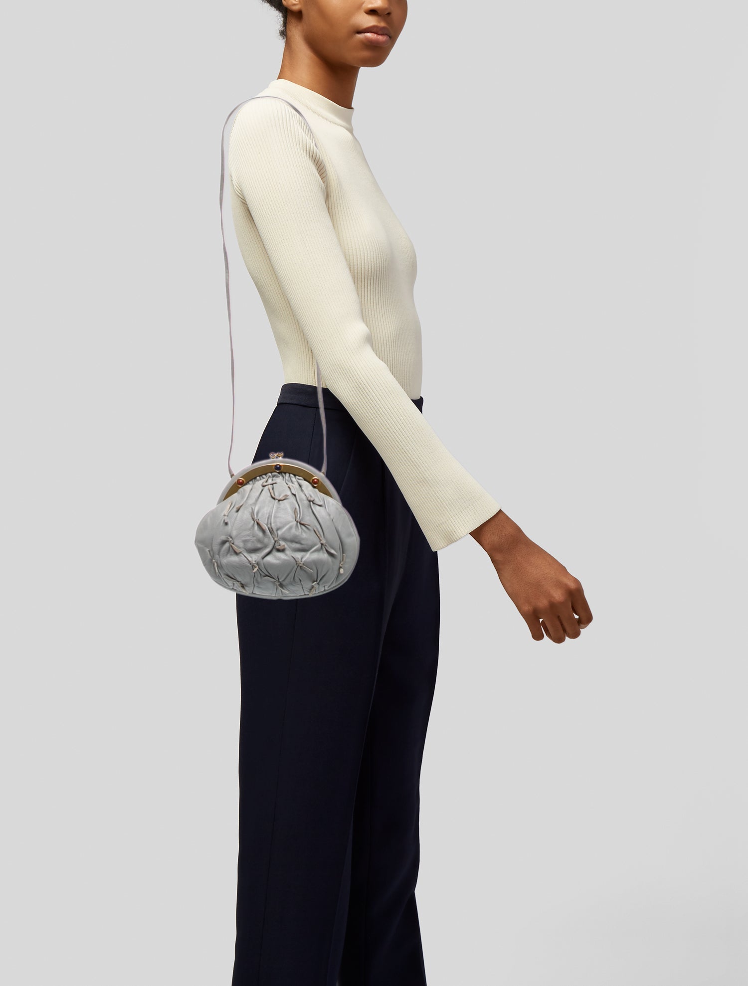 Judith Leiber Leather Evening Bag