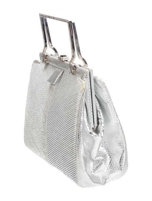 Judith Leiber Leather Top Handle Bag