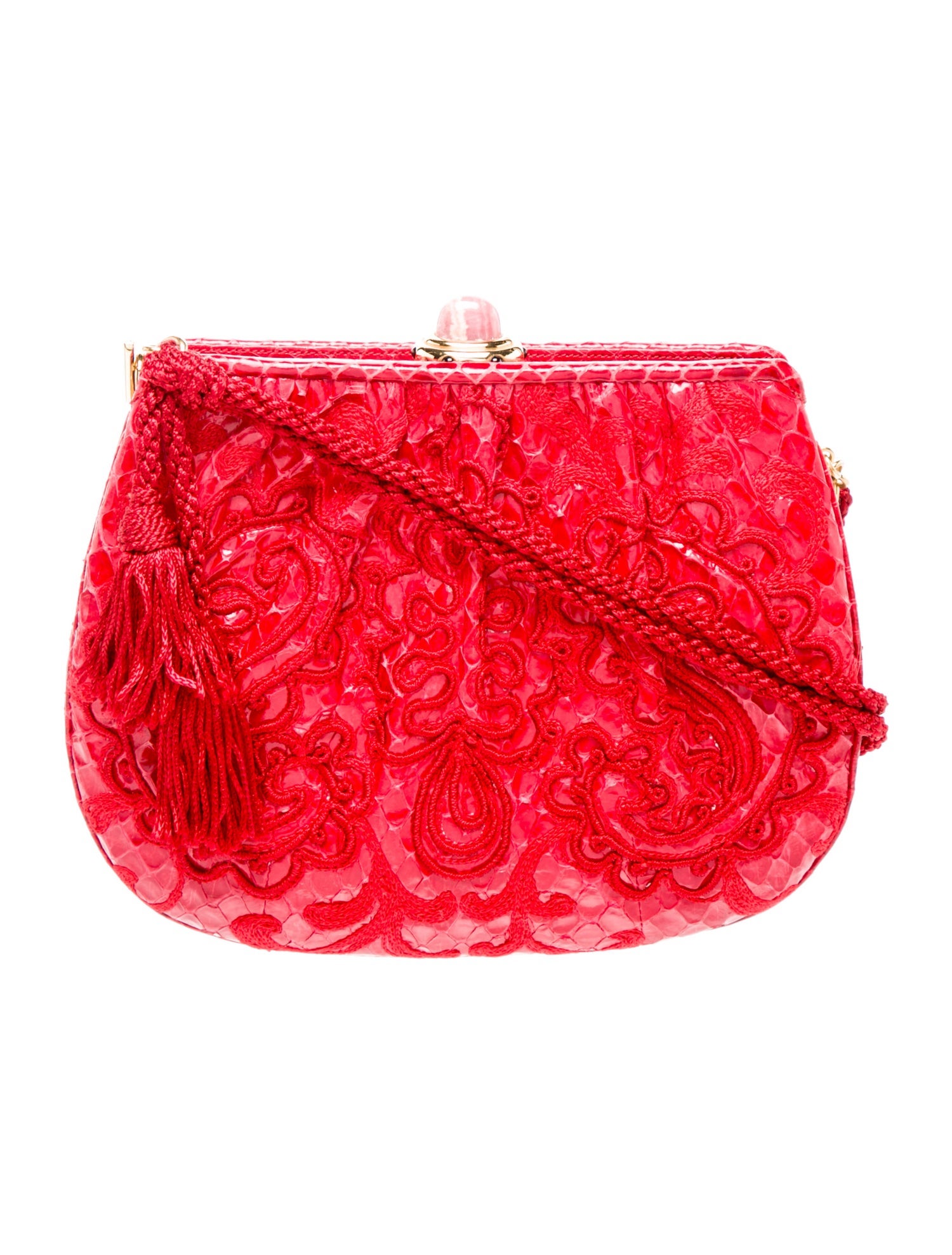 Judith Leiber Leather Evening Bag