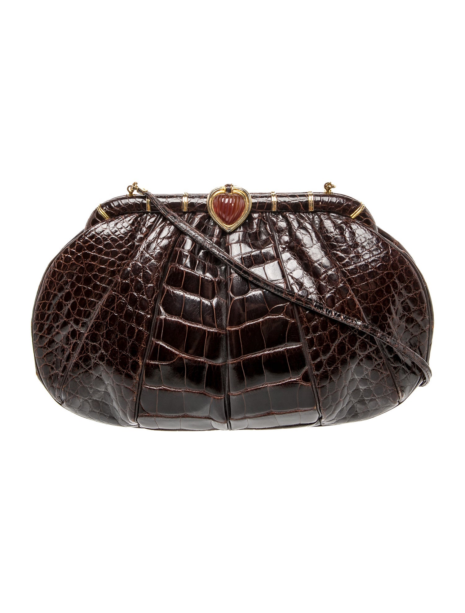 Judith Leiber Crocodile Evening Bag