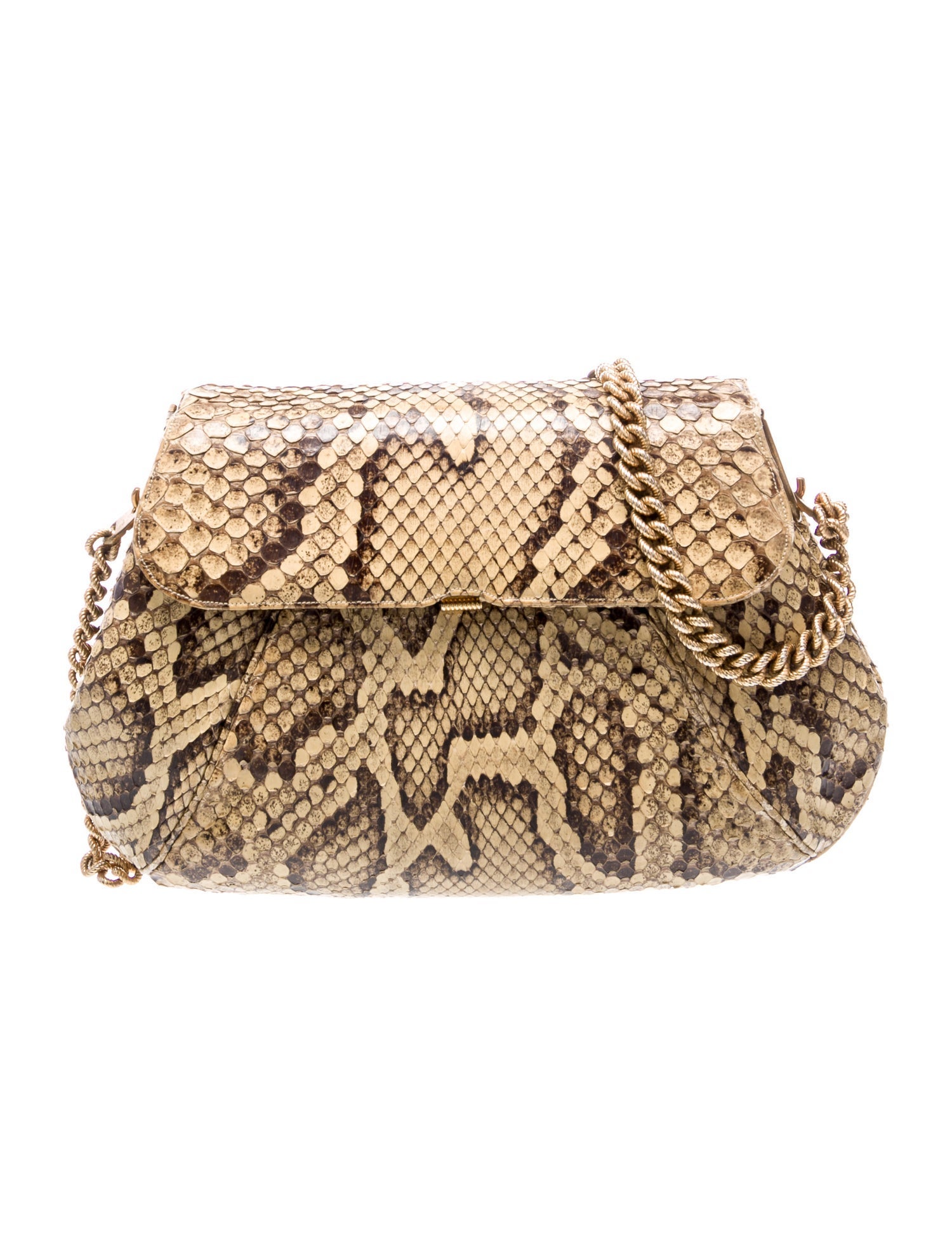 Judith Leiber Embossed Leather Evening Bag