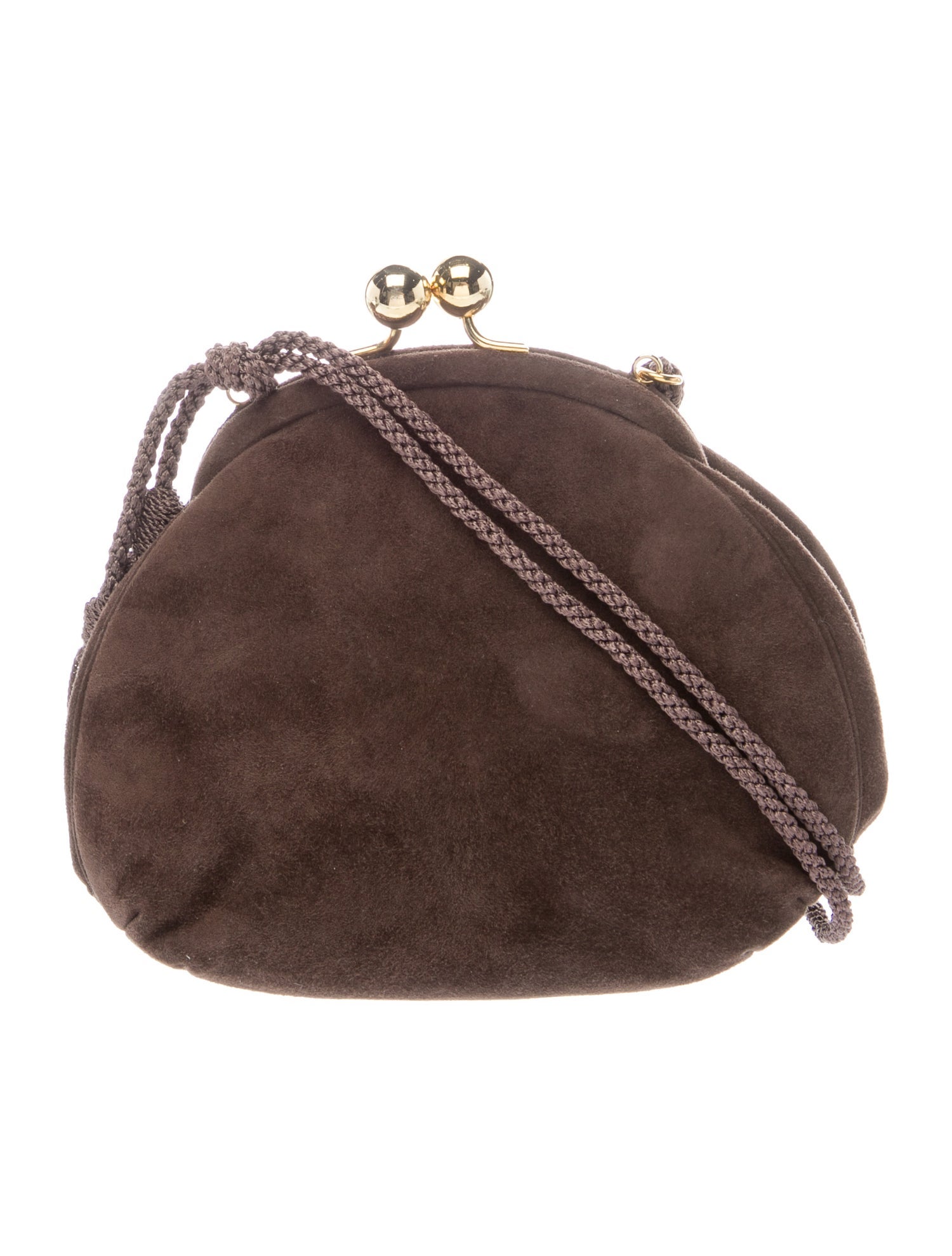 Judith Leiber Suede Evening Bag