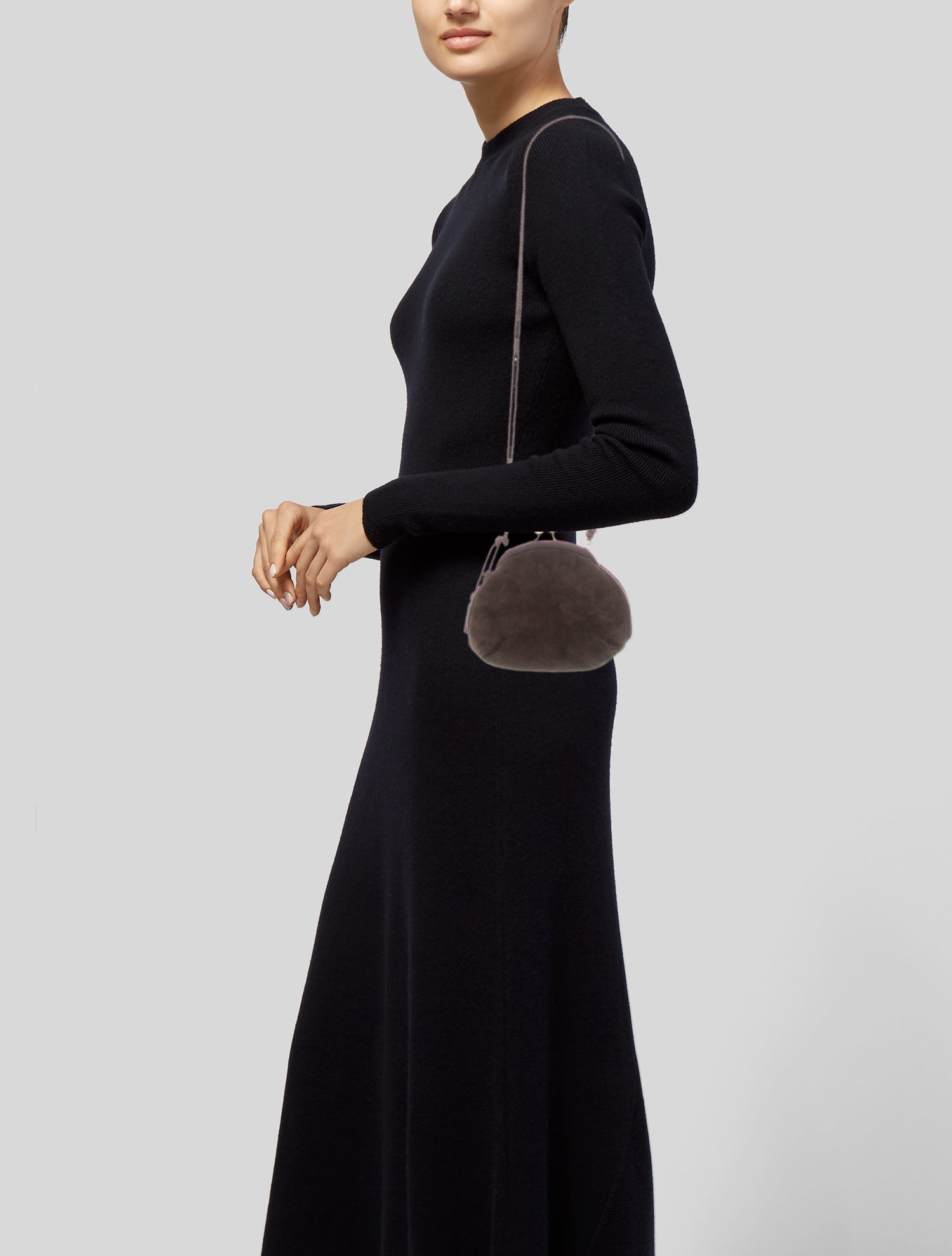 Judith Leiber Suede Evening Bag