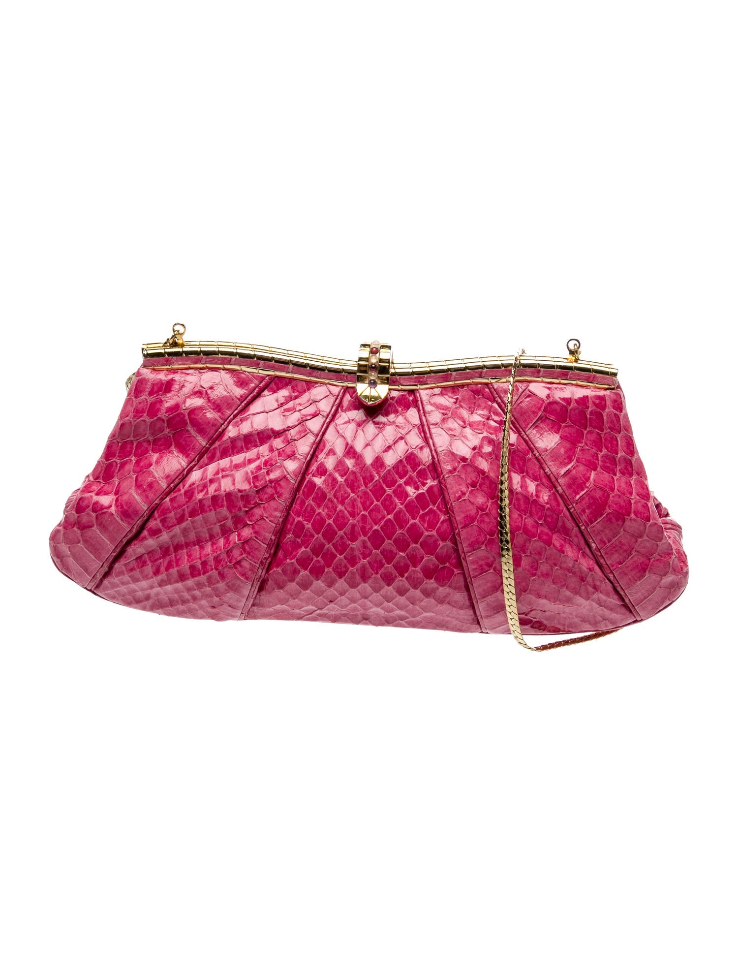 Judith Leiber Snakeskin Evening Bag