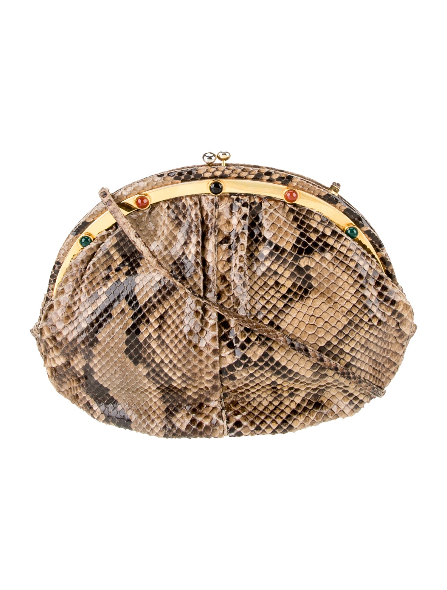 Judith Leiber Snakeskin Evening Bag Vintage