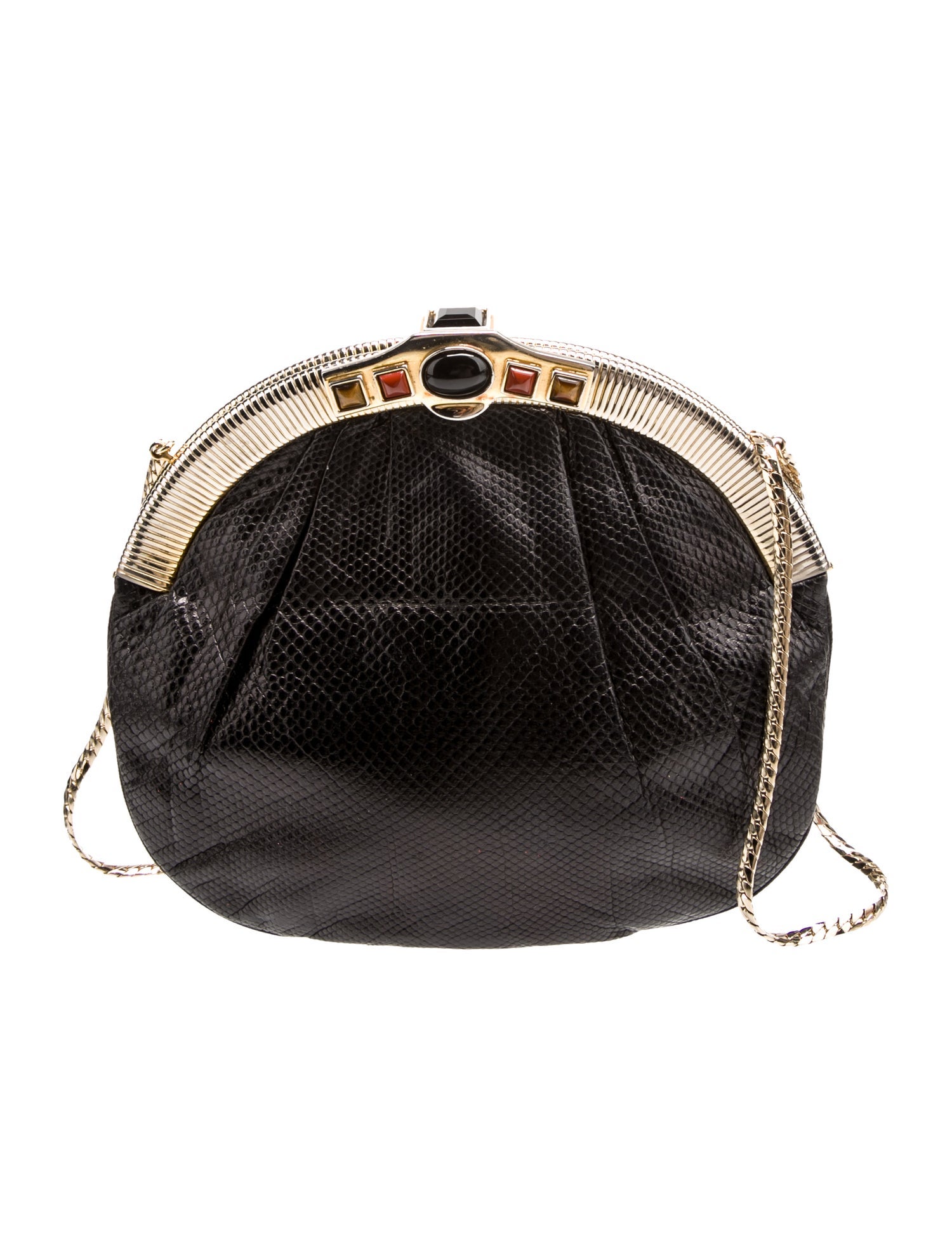 Judith Leiber Snakeskin Evening Bag