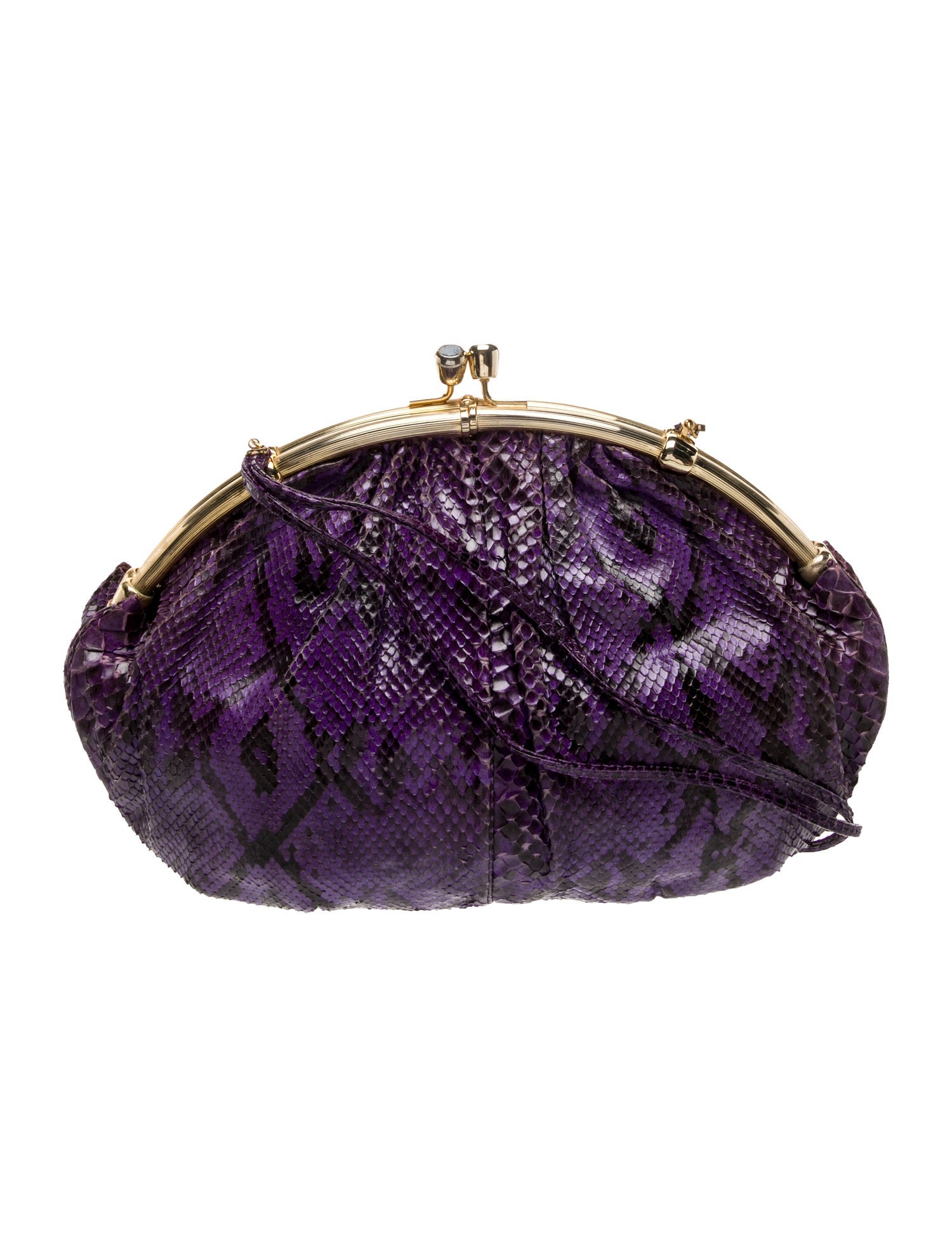 Judith Leiber Snakeskin Shoulder Bag