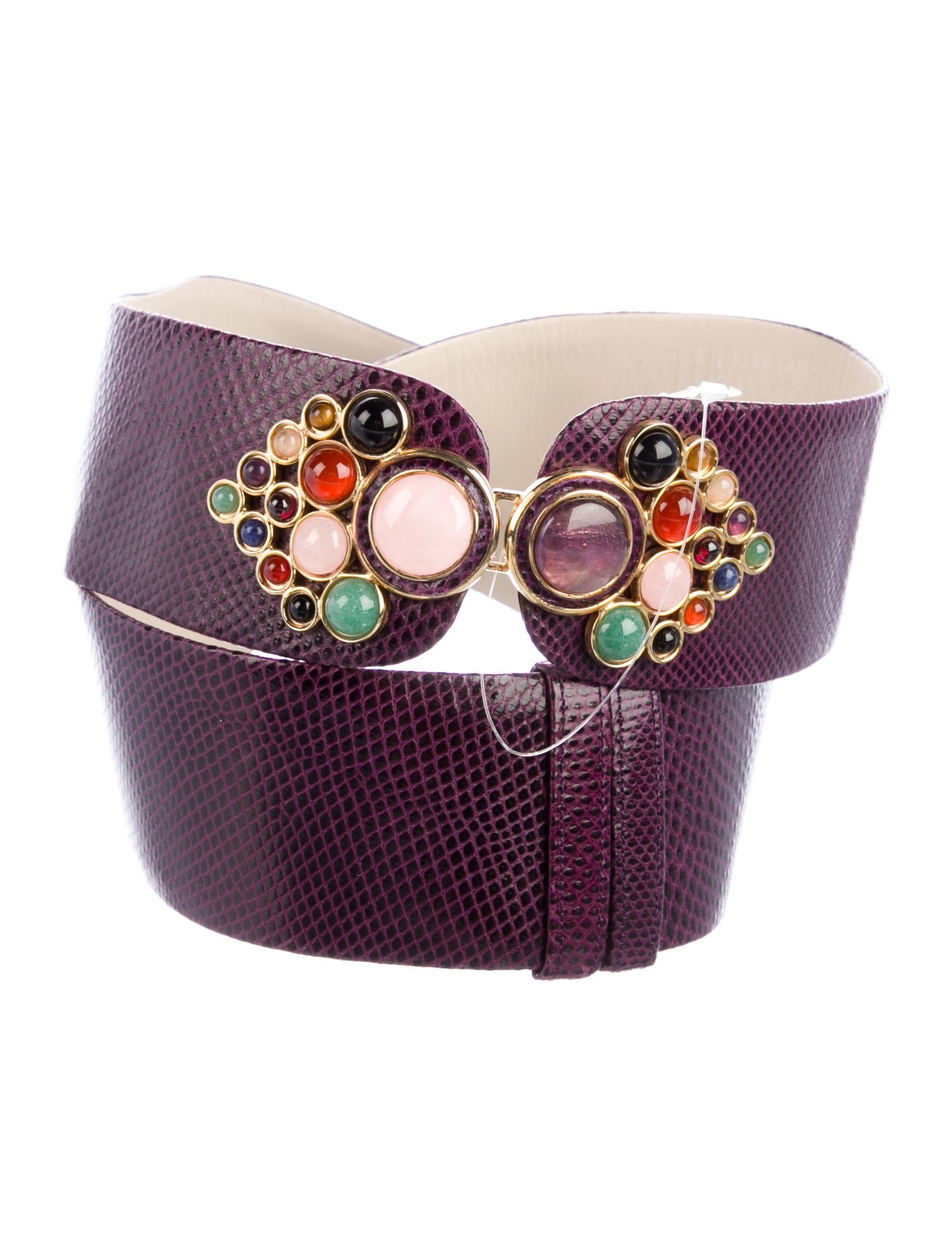 Judith Leiber Leather Belt