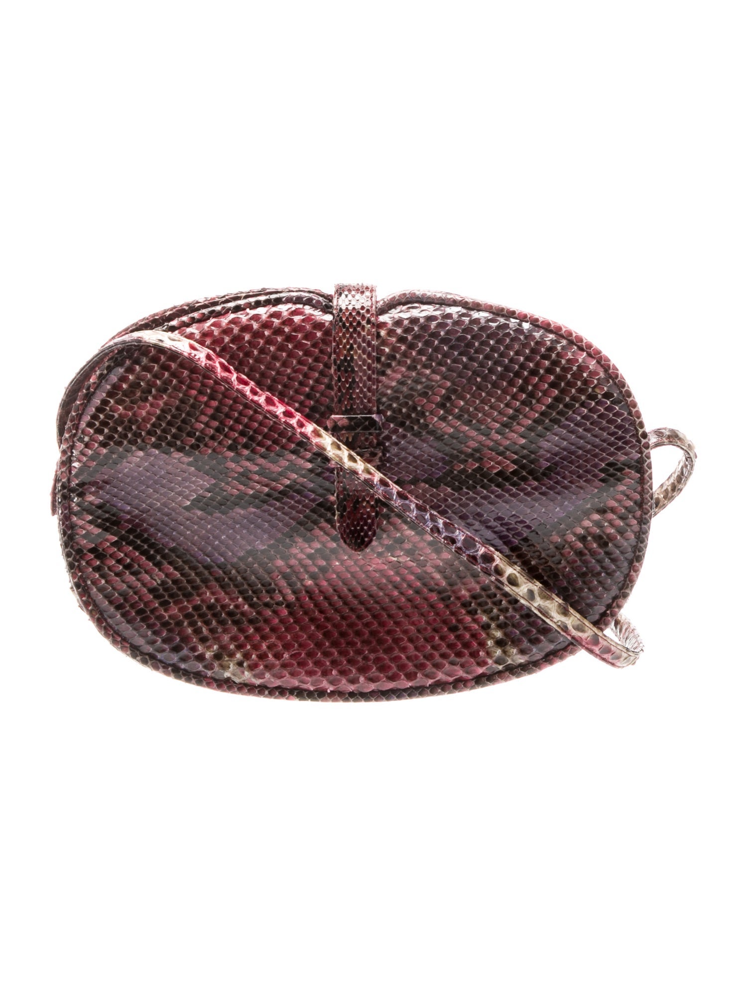 Judith Leiber Snakeskin Shoulder Bag