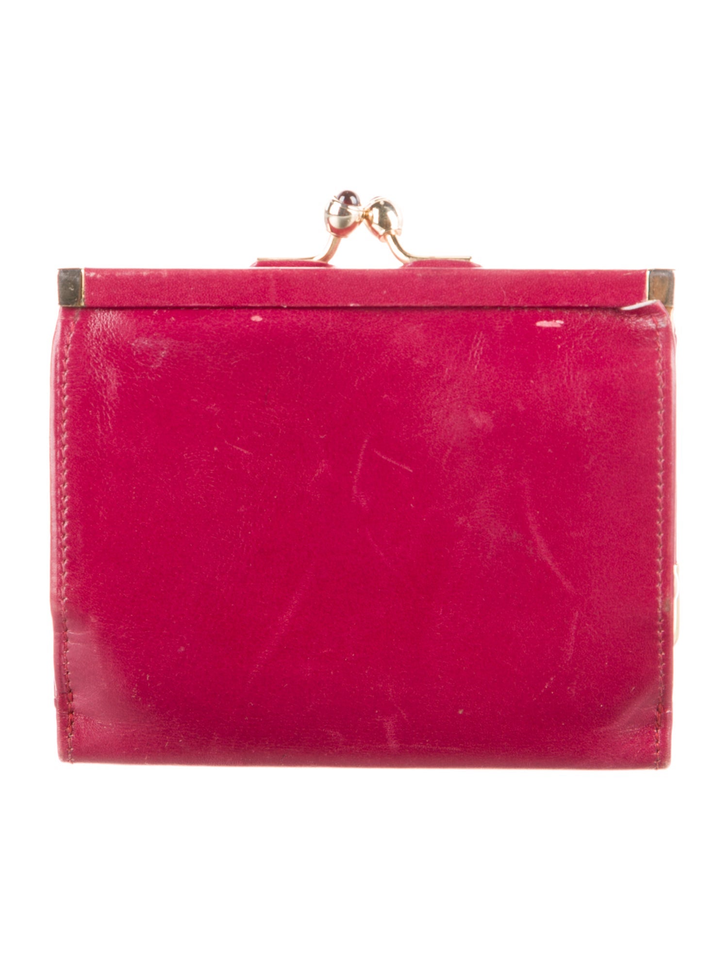 Judith Leiber Leather Coin Pouch