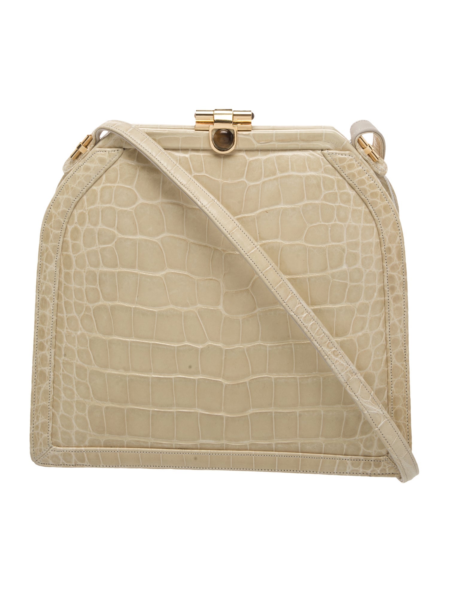 Judith Leiber Crocodile Crossbody Bag