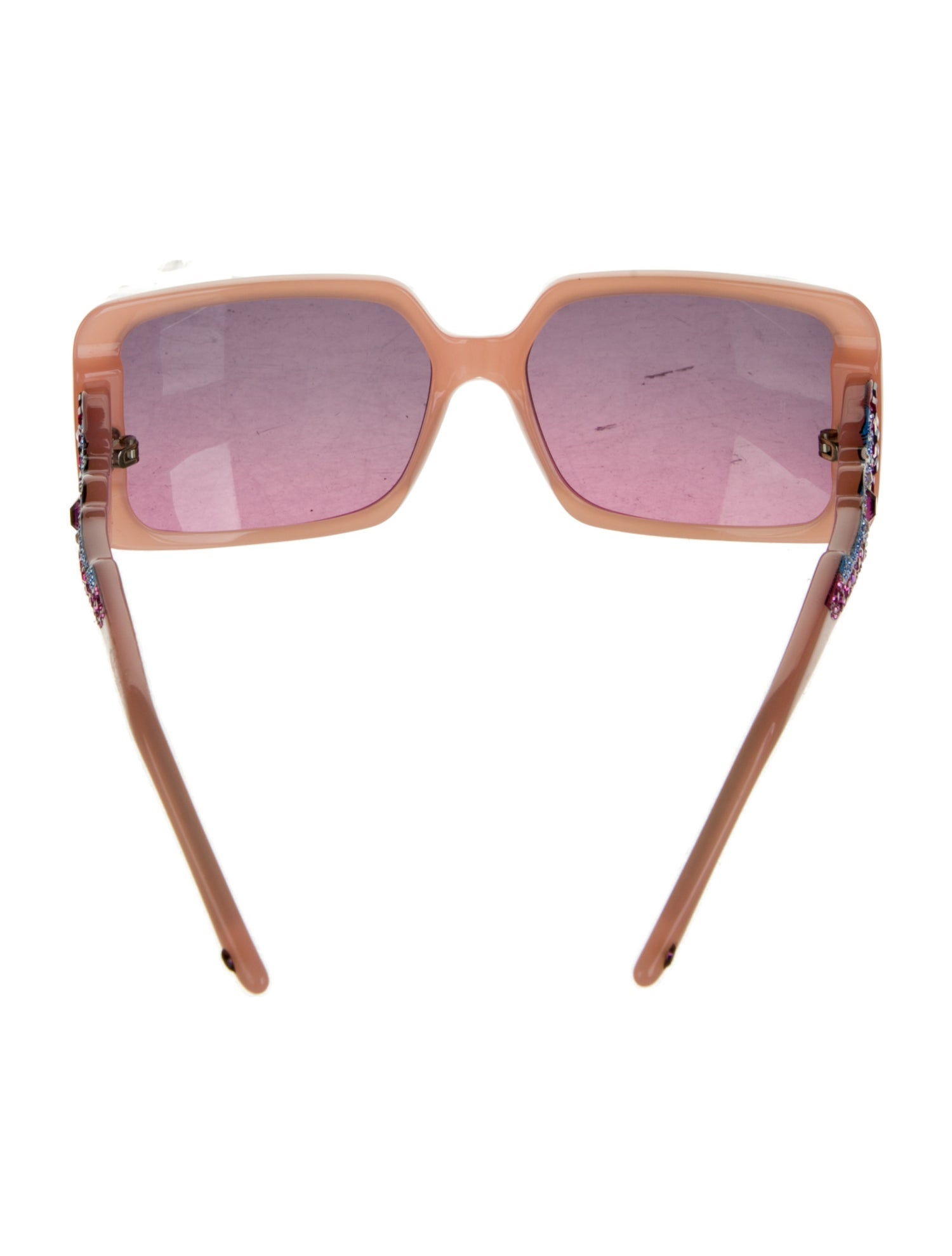 Judith Leiber Cannage 2 Square Sunglasses