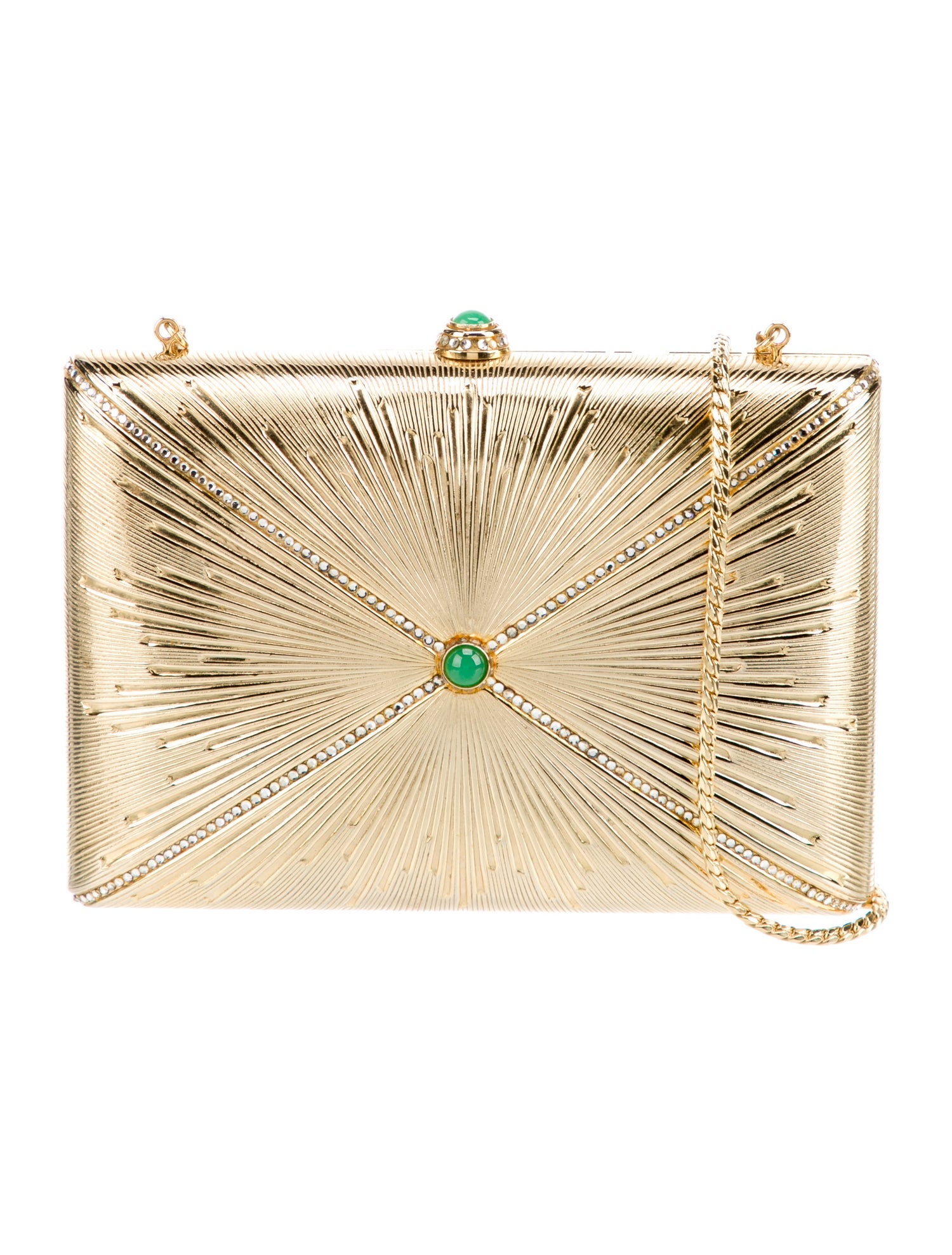 Judith Leiber Metal Minaudière