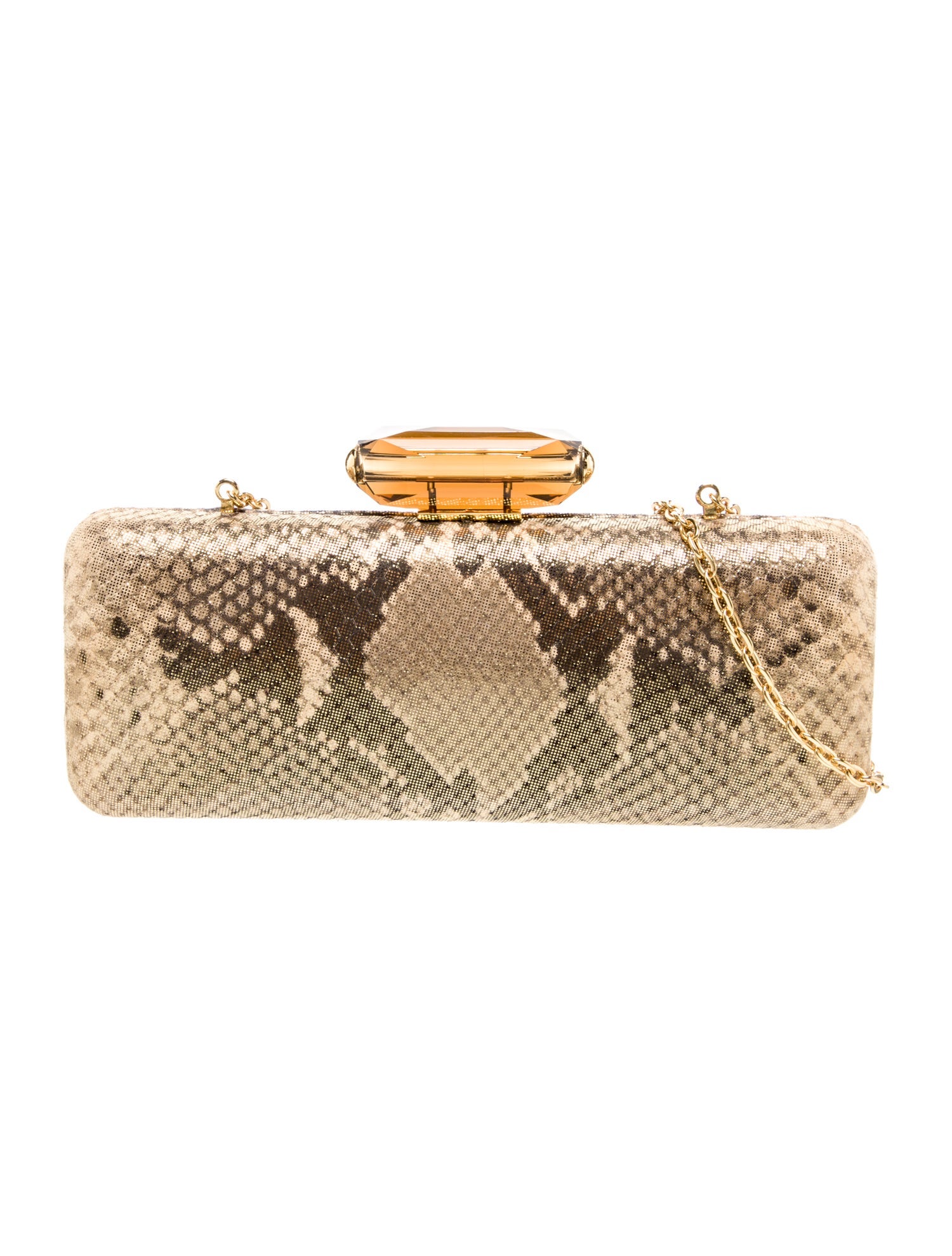 Judith Leiber Leather Minaudière