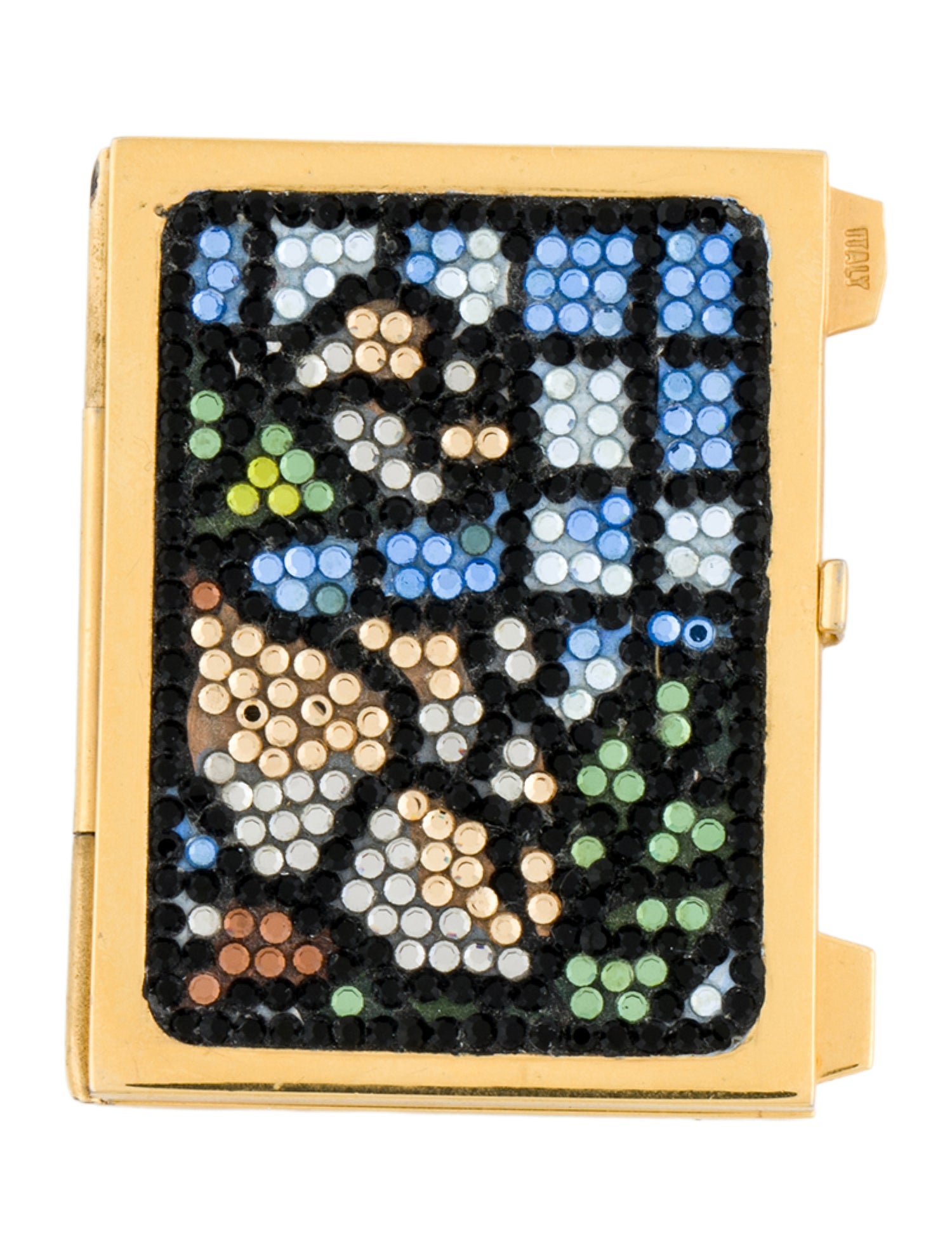 Judith Leiber Women's Crystal Miniature Travel Compact Photo Frame