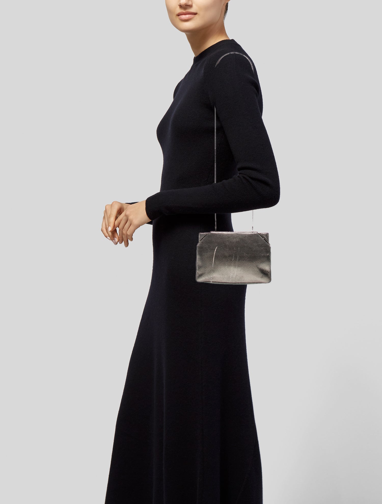 Judith Leiber Leather Garment Bag