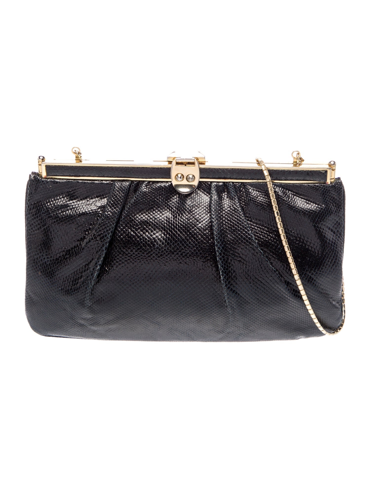 Judith Leiber Lizard Shoulder Bag