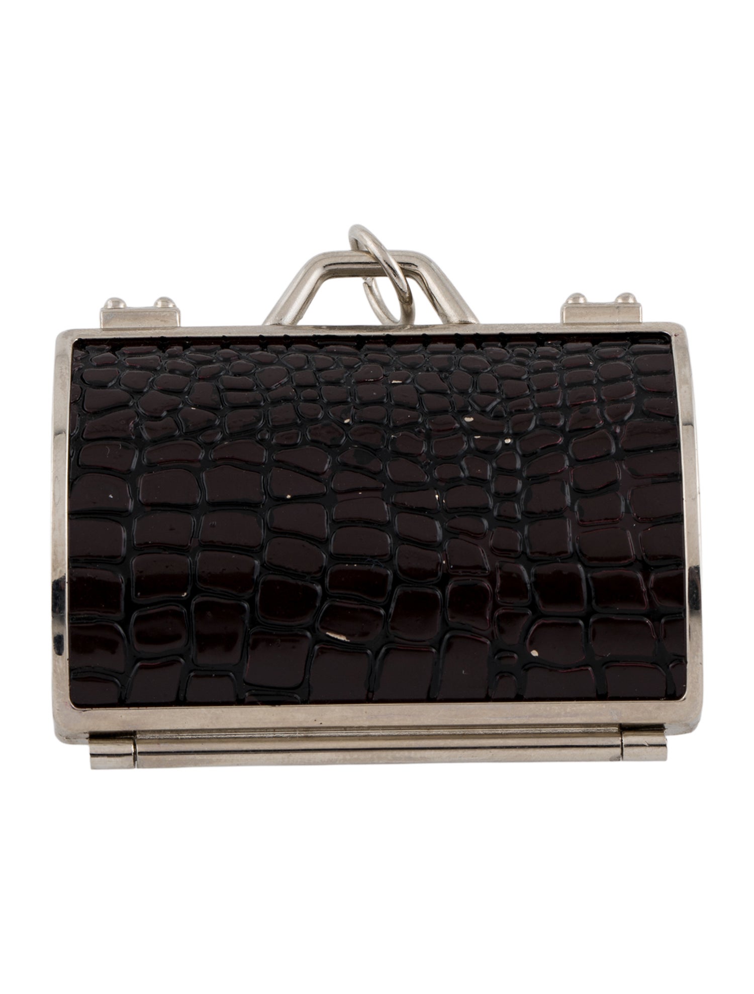 Judith Leiber Metal Pill Box