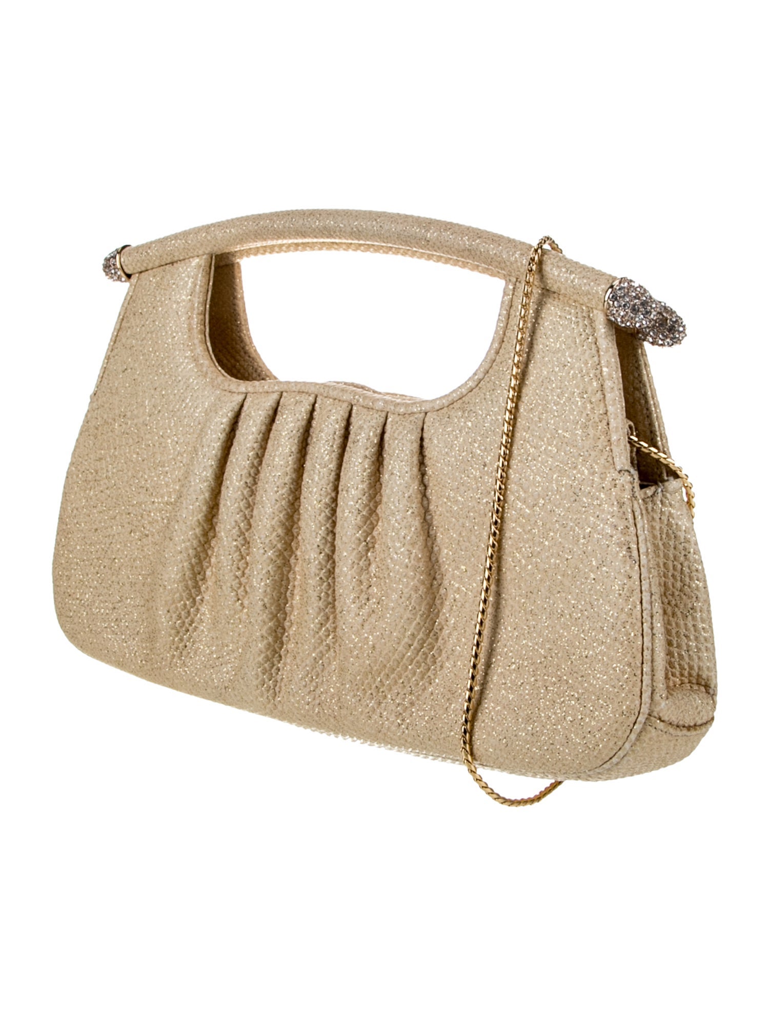 Judith Leiber Crystal Top Handle Bag