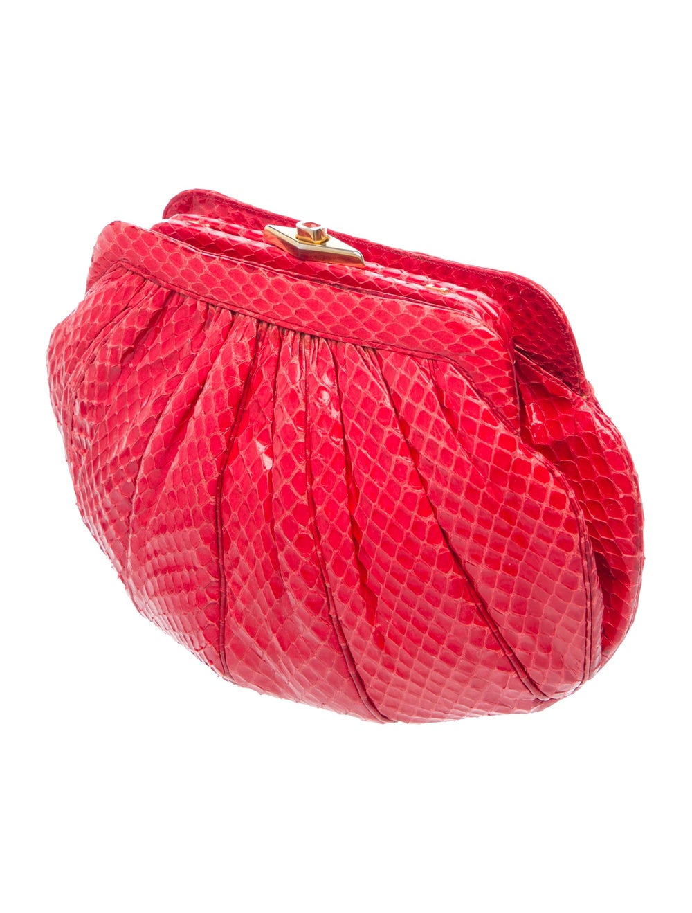 Judith Leiber Python Evening Bag - image 3