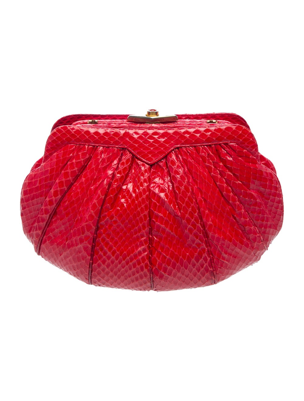 Judith Leiber Python Evening Bag - image 4