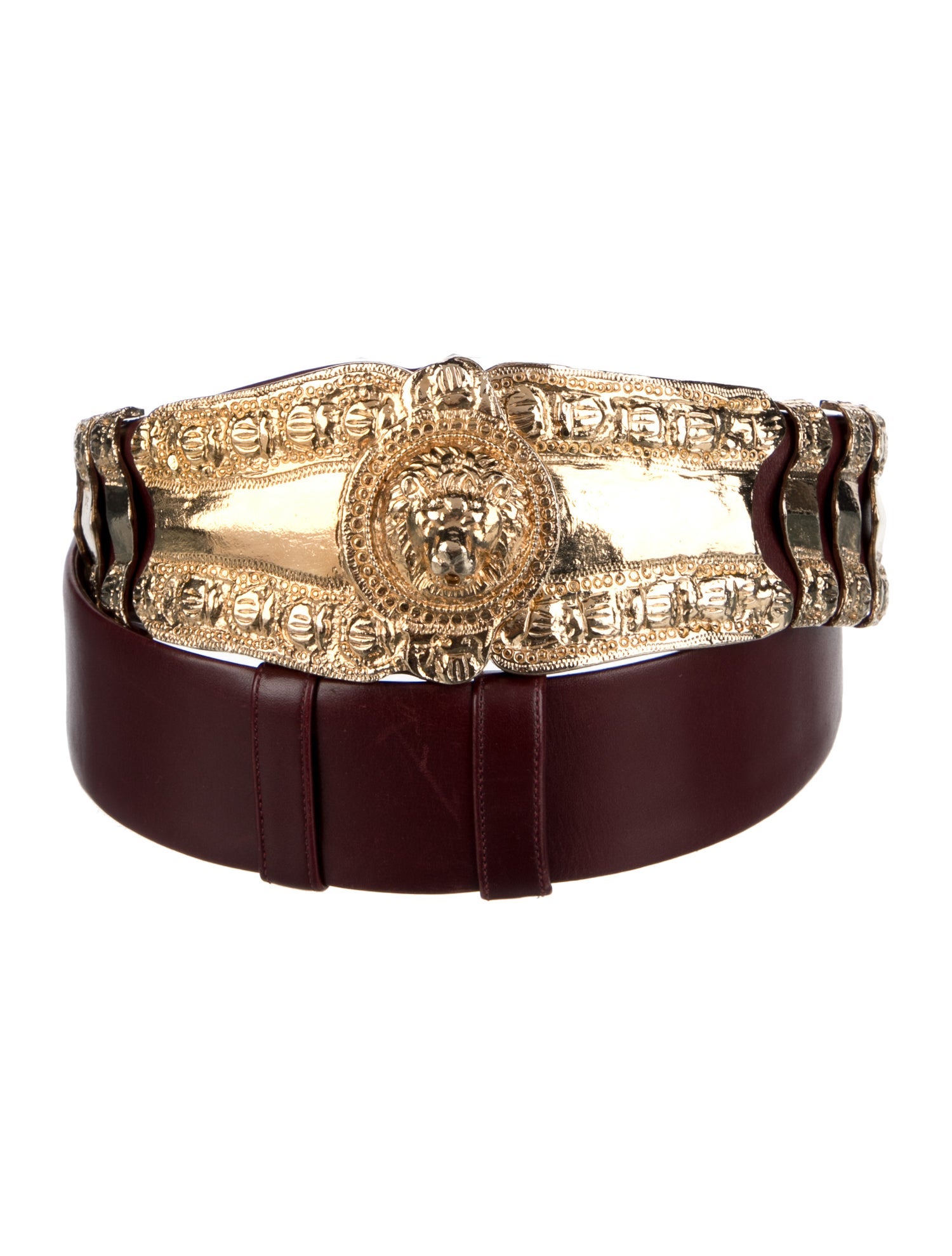 Judith Leiber Leather Belt