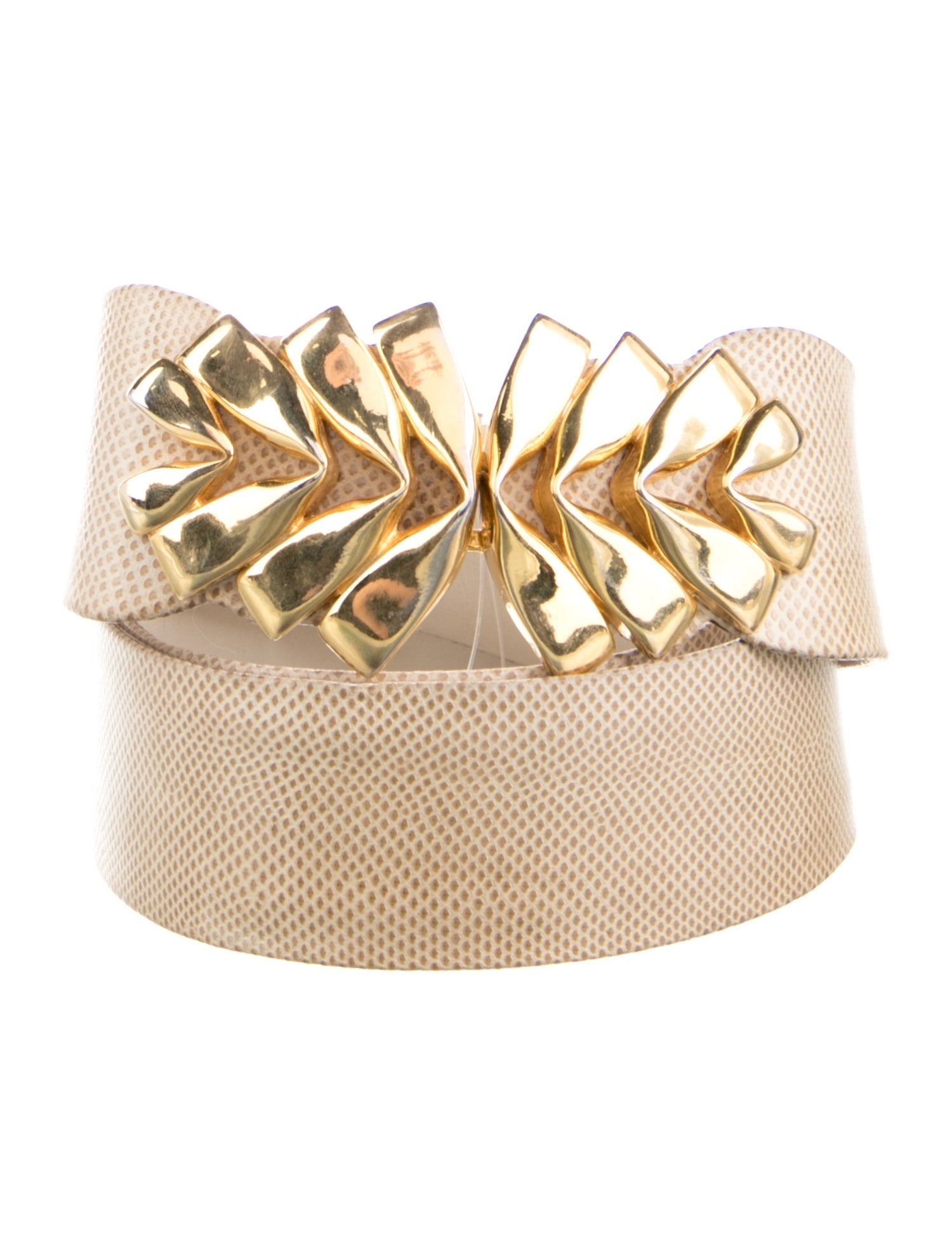 Judith Leiber Leather Belt