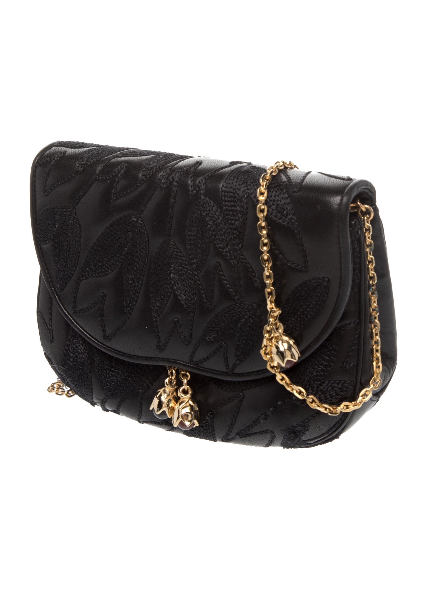 Judith Leiber Leather Crossbody Bag