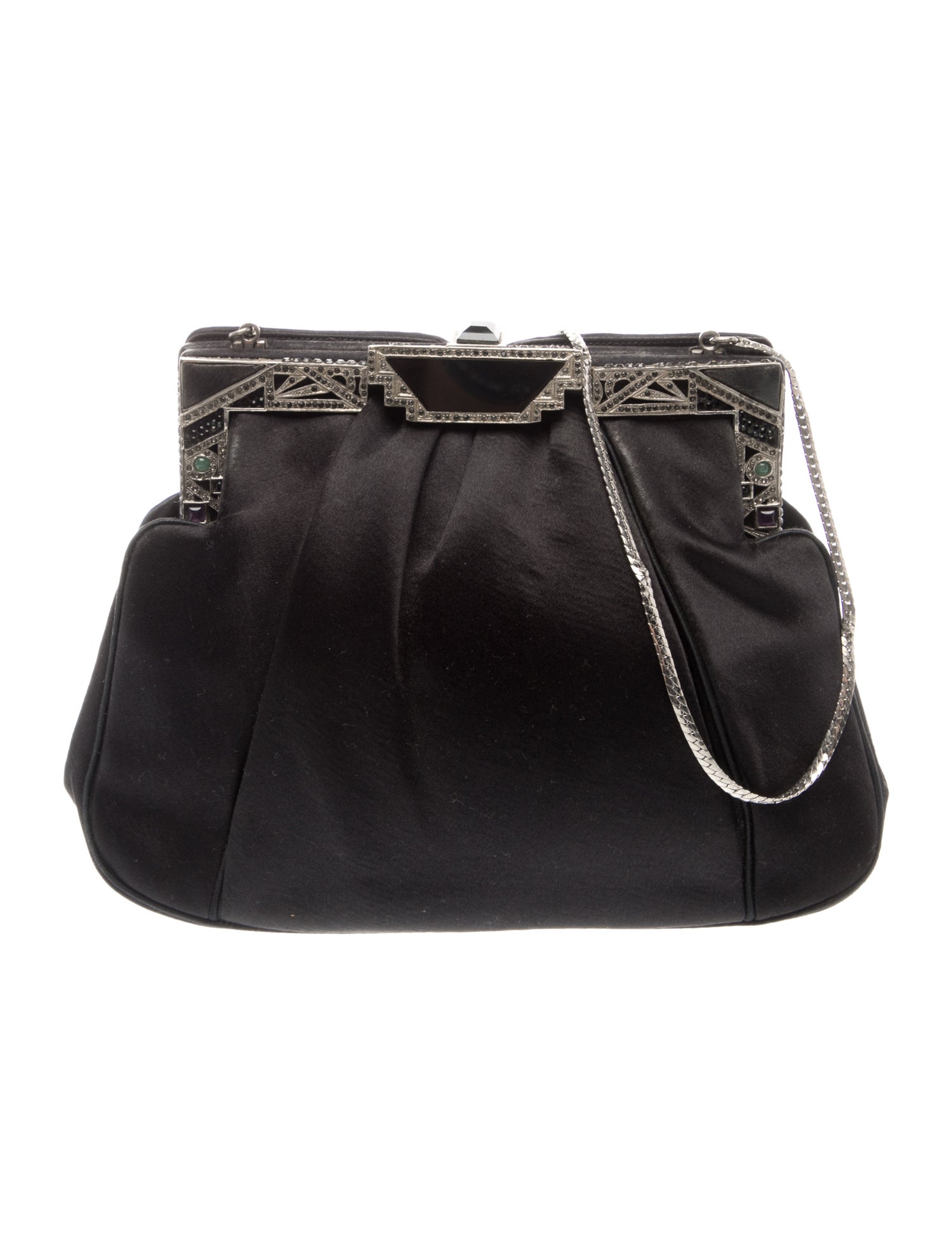 Judith Leiber Satin Evening Bag