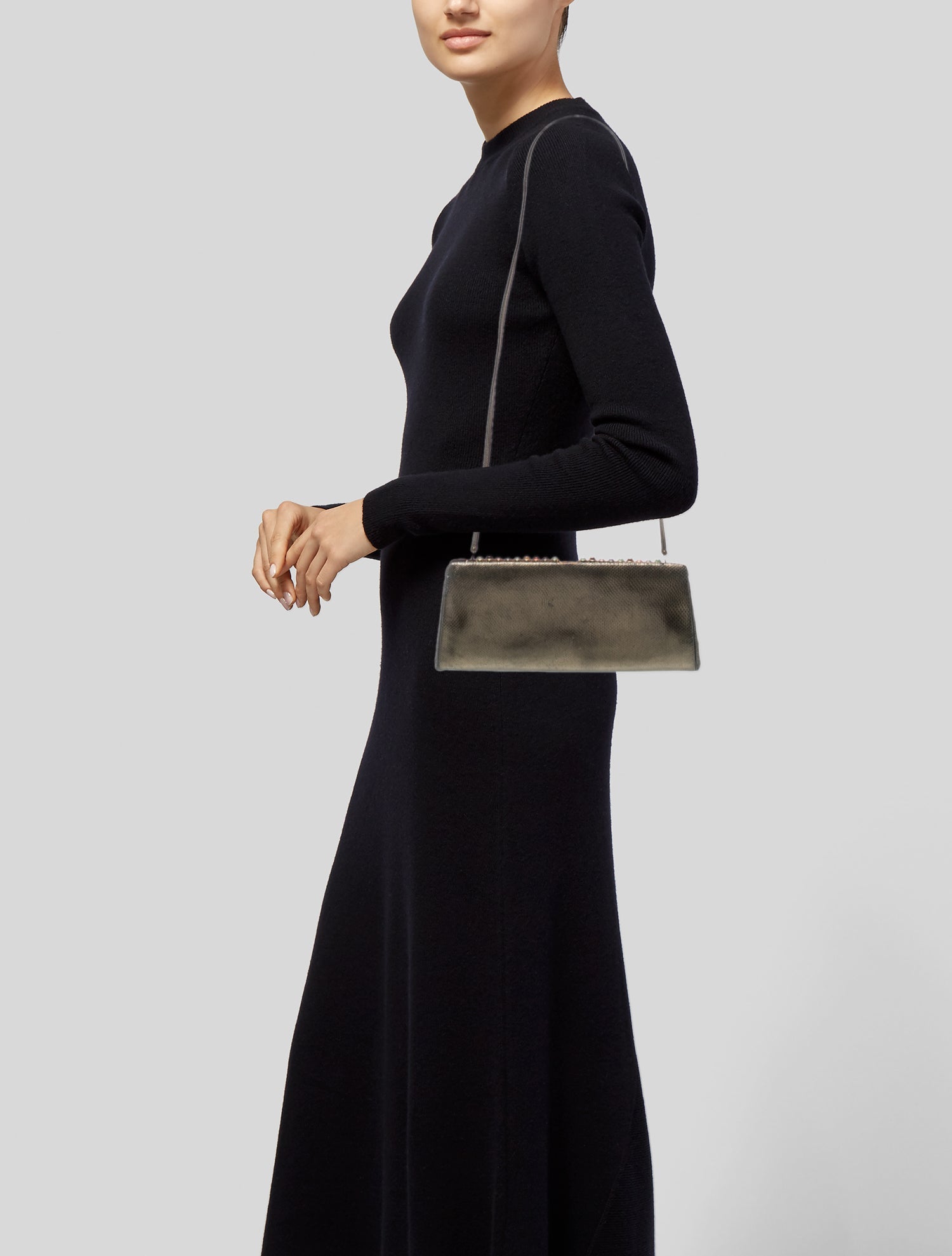 Judith Leiber Snakeskin Evening Bag