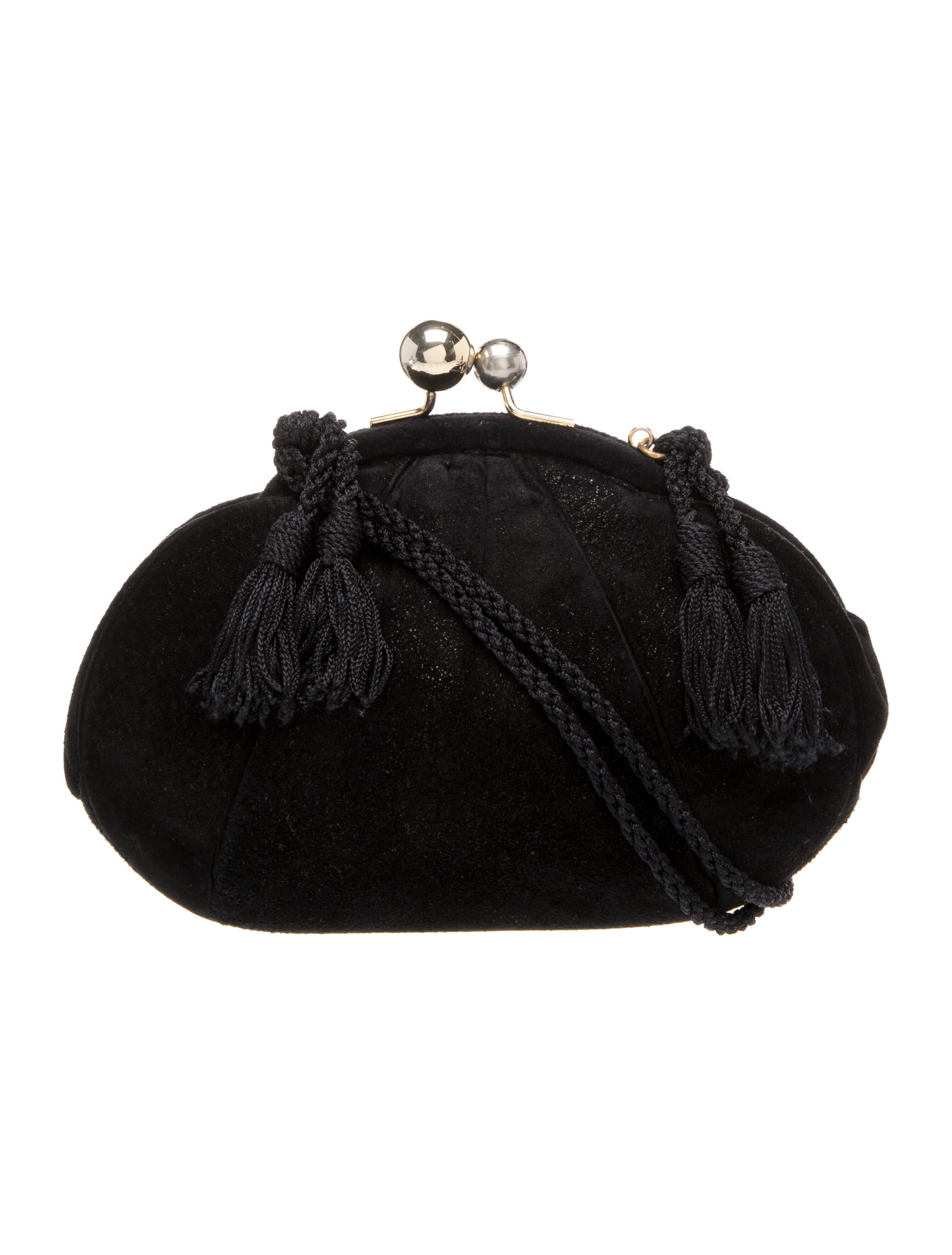 Judith Leiber Suede Shoulder Bag